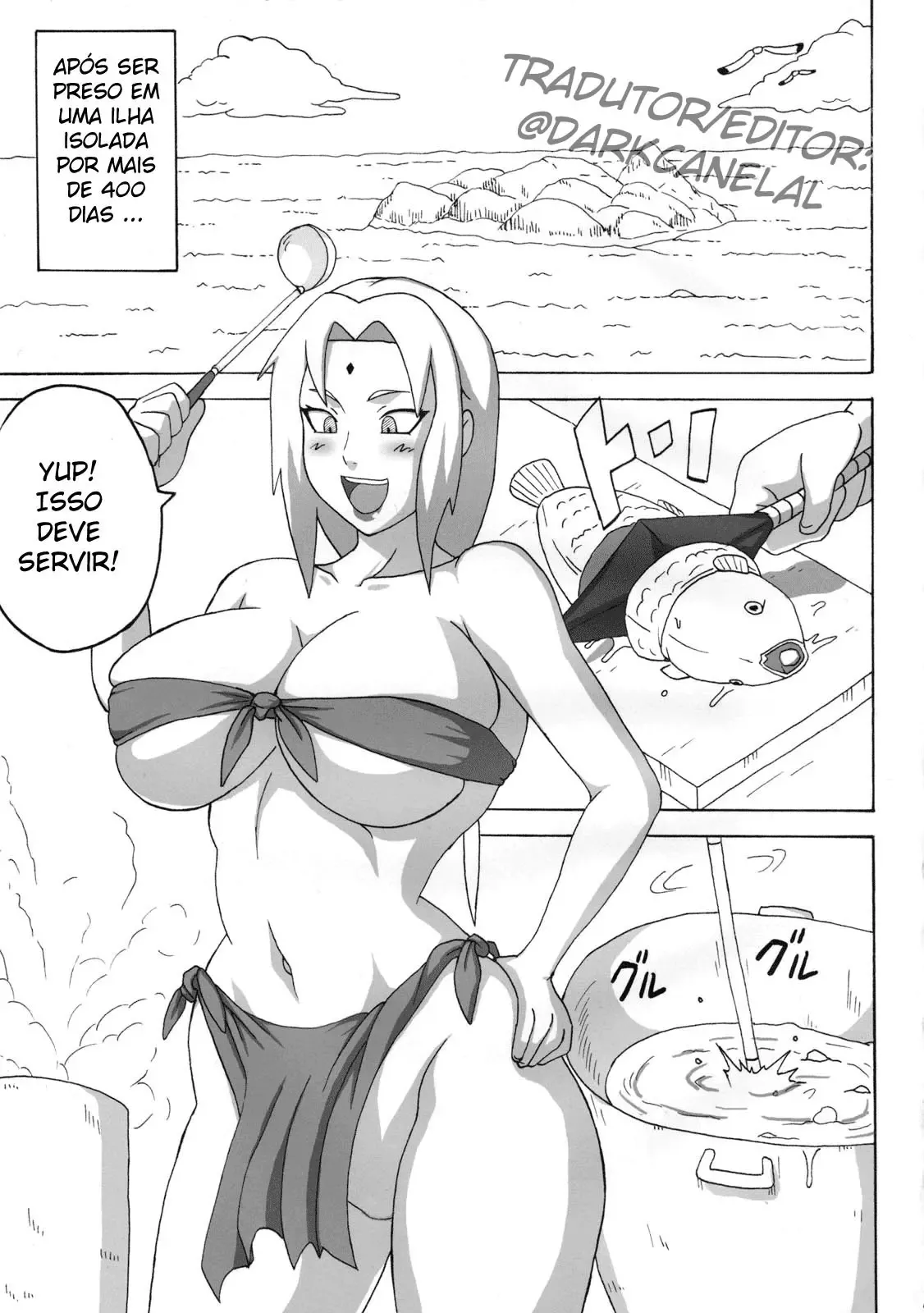 Jujutsu Safado - Naruto e Sakura Transando na Amazônia Proibida