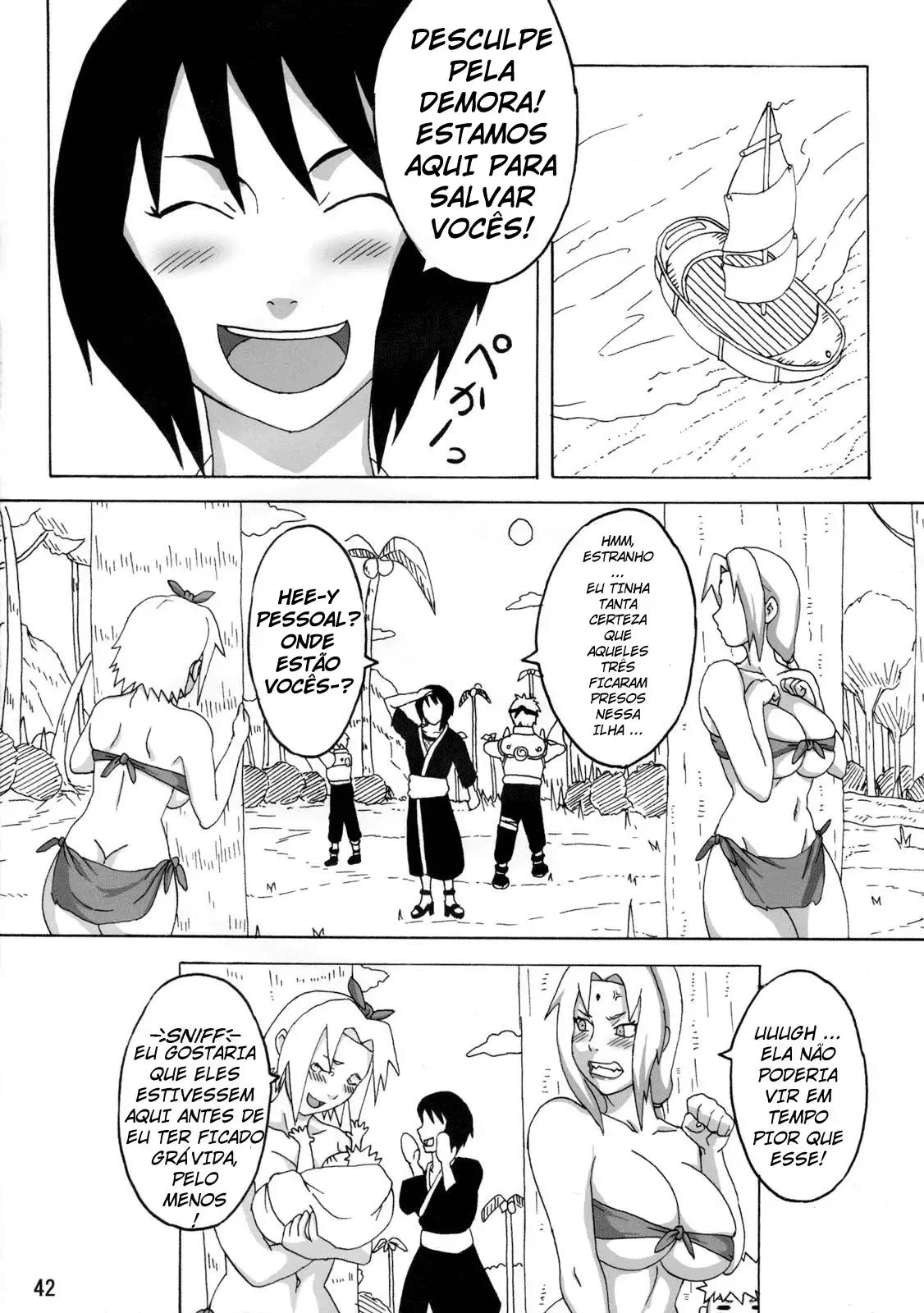 Jujutsu Safado - Naruto e Sakura Transando na Amazônia Proibida