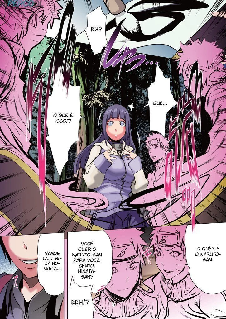 Hinata sendo comida sem piedade - Delírio em HQ