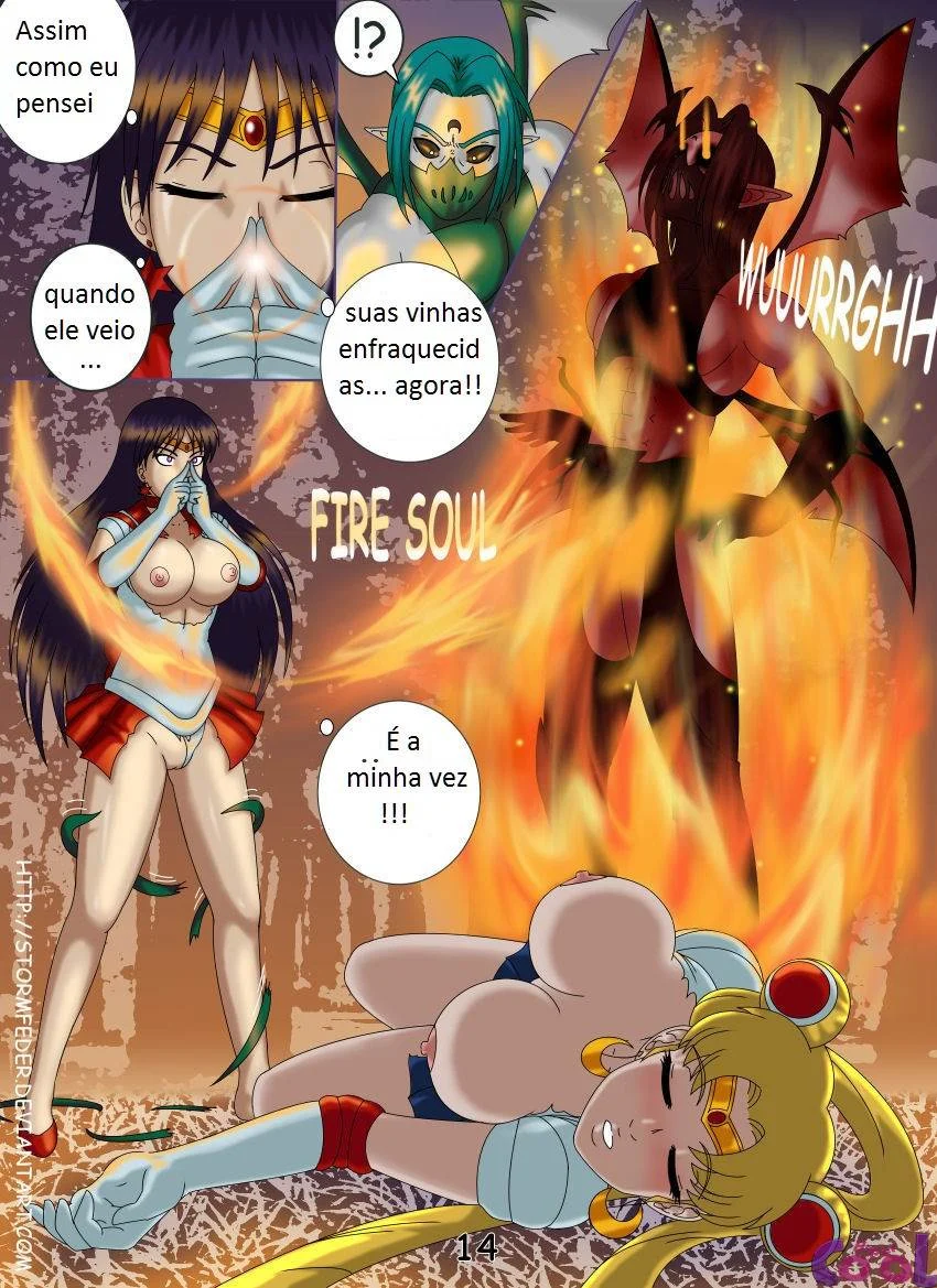 Sexo Explícito com as Sailor Scouts em Ação Proibida