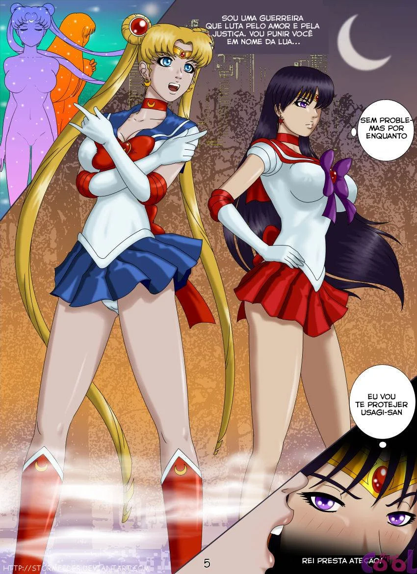 Sexo Explícito com as Sailor Scouts em Ação Proibida