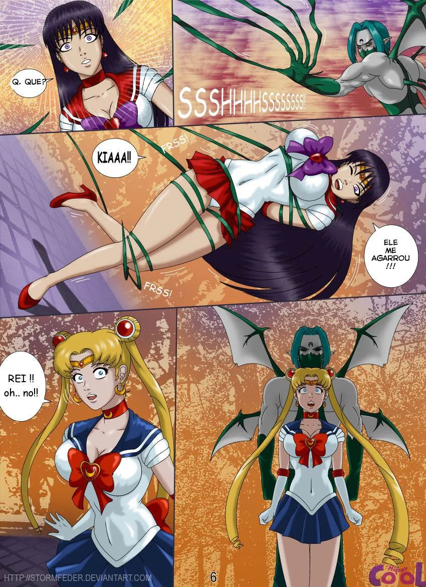 Sexo Explícito com as Sailor Scouts em Ação Proibida