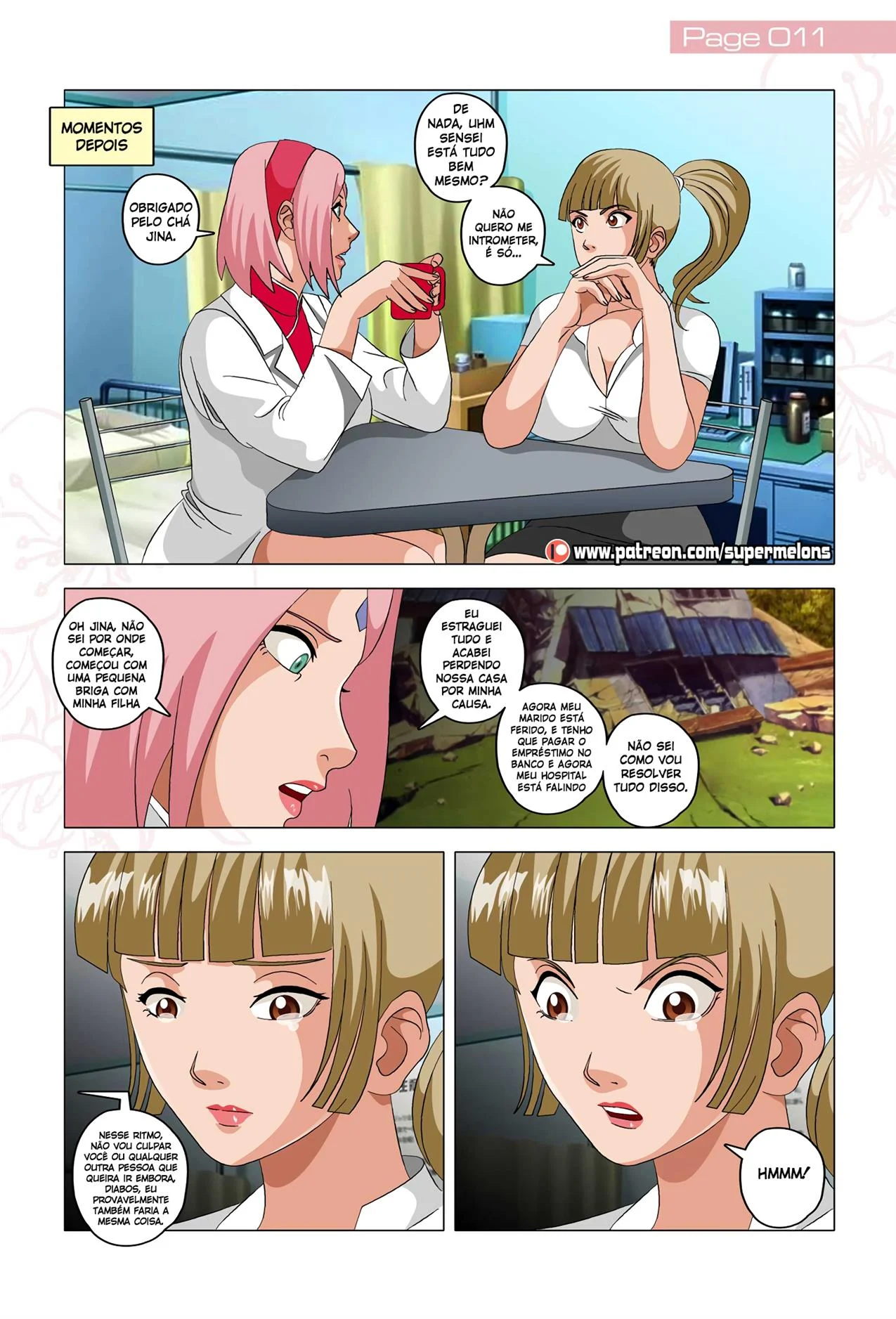 Sakura 2: A Ninja Safada do Beco - Sexo Explícito do Naruto em HQ