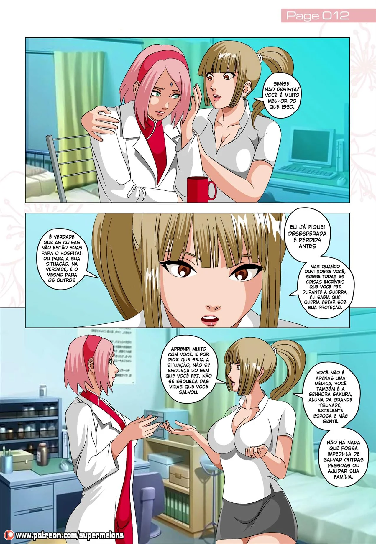 Sakura 2: A Ninja Safada do Beco - Sexo Explícito do Naruto em HQ