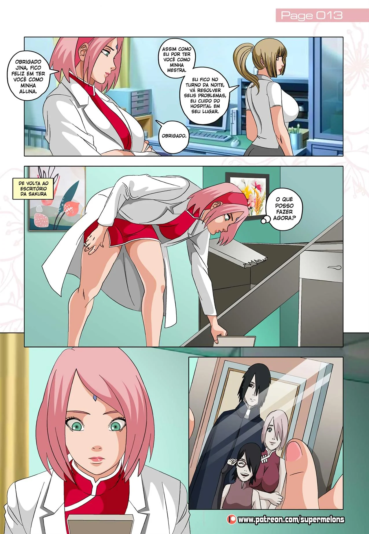 Sakura 2: A Ninja Safada do Beco - Sexo Explícito do Naruto em HQ
