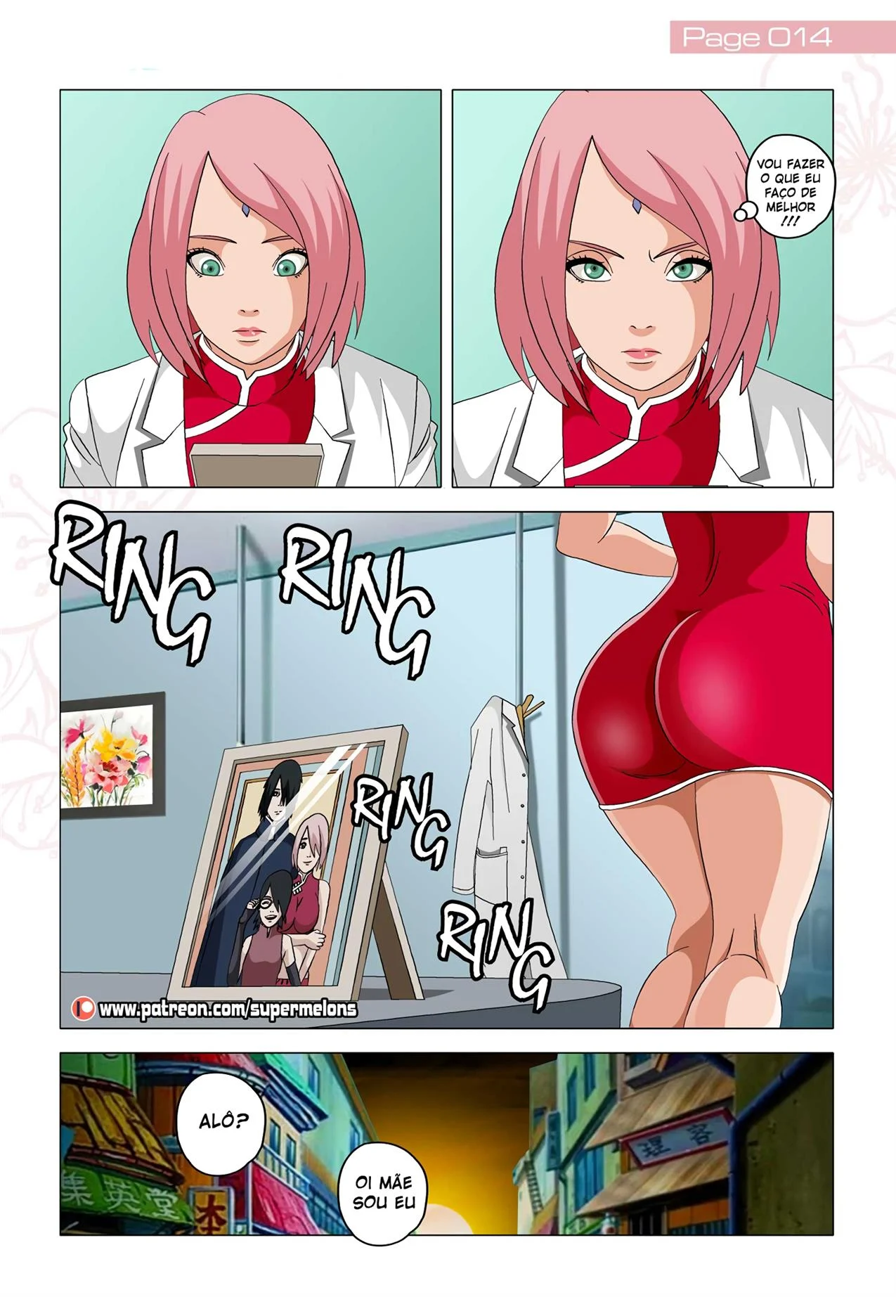 Sakura 2: A Ninja Safada do Beco - Sexo Explícito do Naruto em HQ