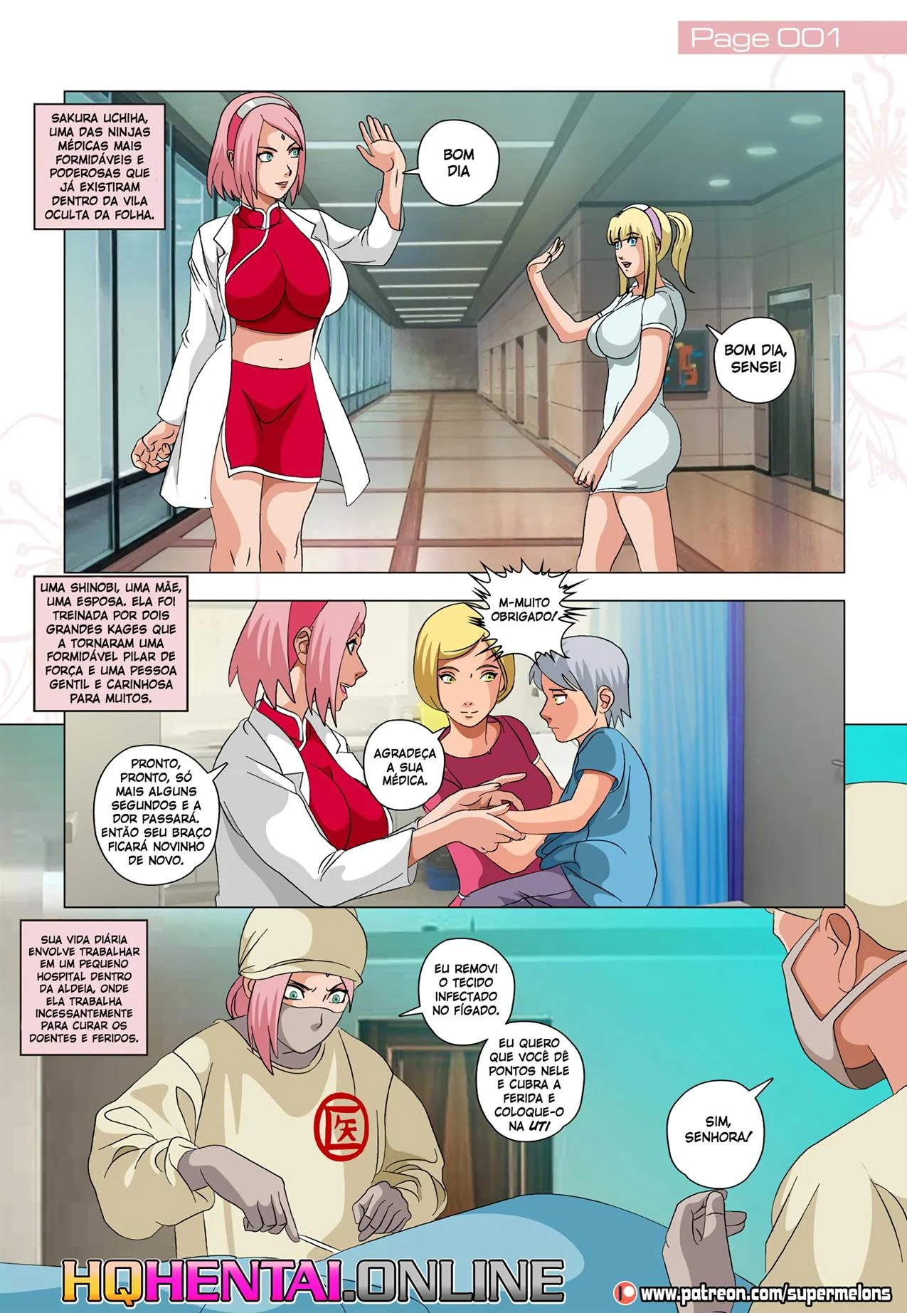 Sakura 2: A Ninja Safada do Beco - Sexo Explícito do Naruto em HQ