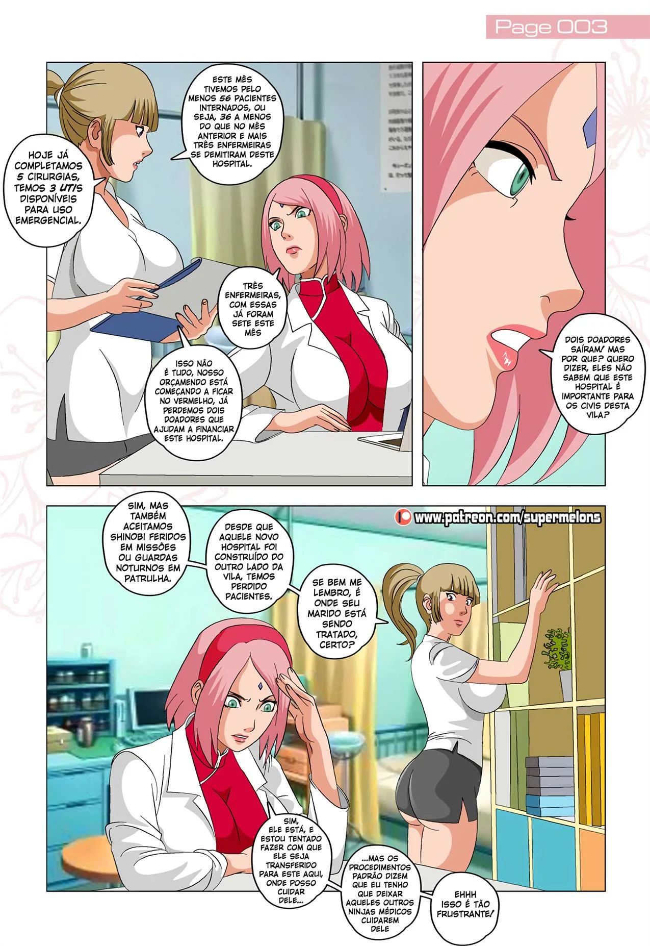 Sakura 2: A Ninja Safada do Beco - Sexo Explícito do Naruto em HQ