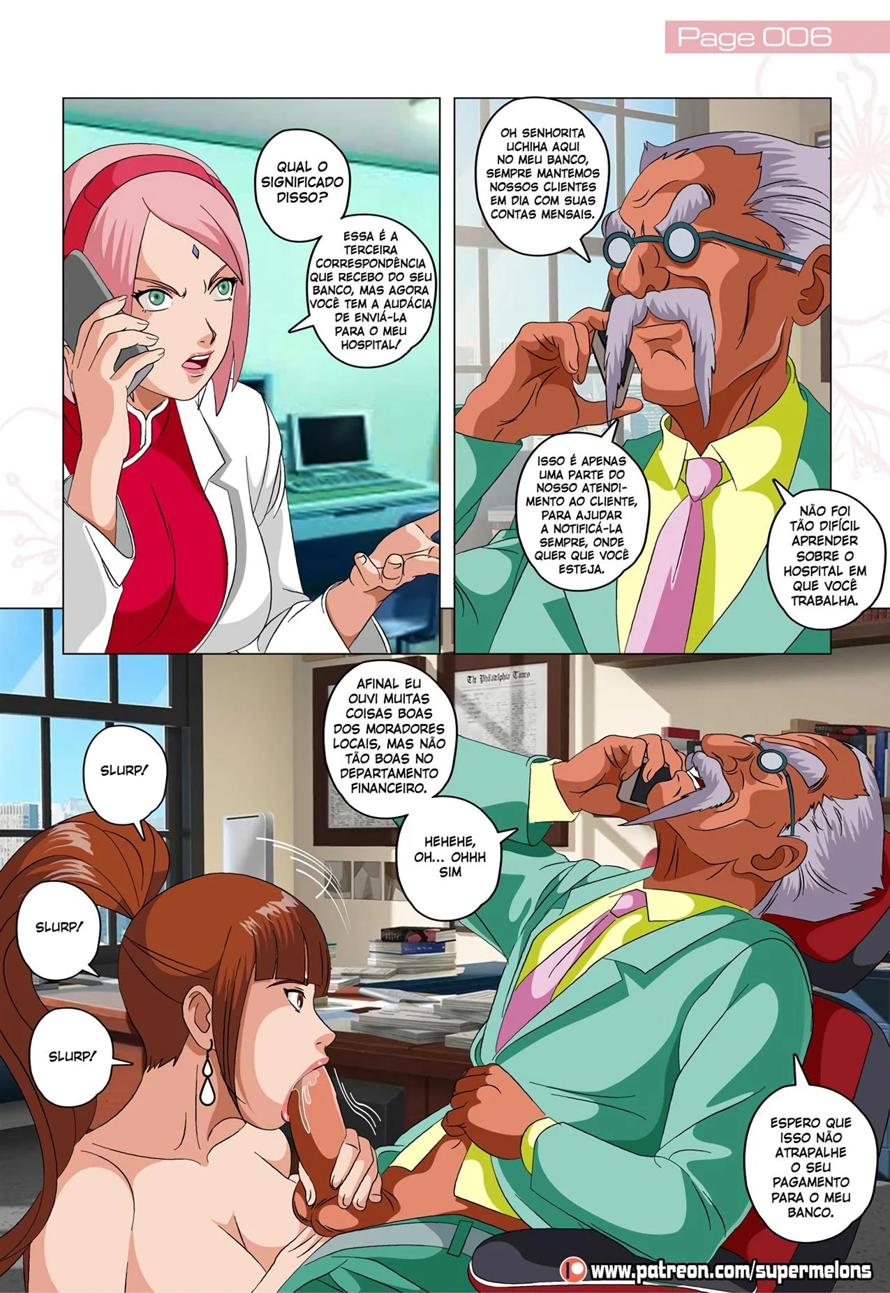 Sakura 2: A Ninja Safada do Beco - Sexo Explícito do Naruto em HQ
