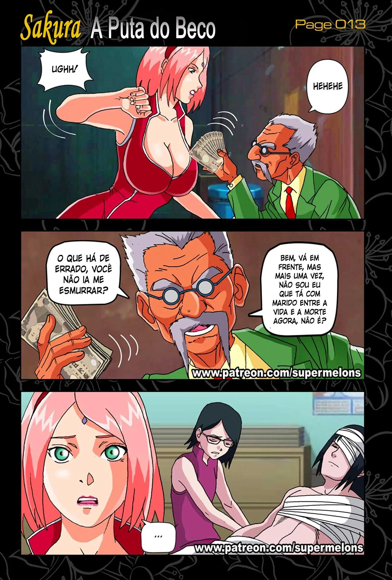 Pecados da Sakura no Beco: Foda Brutal em HQ Hot de Naruto