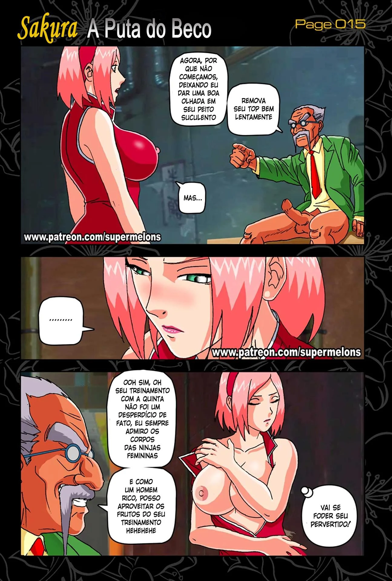 Pecados da Sakura no Beco: Foda Brutal em HQ Hot de Naruto