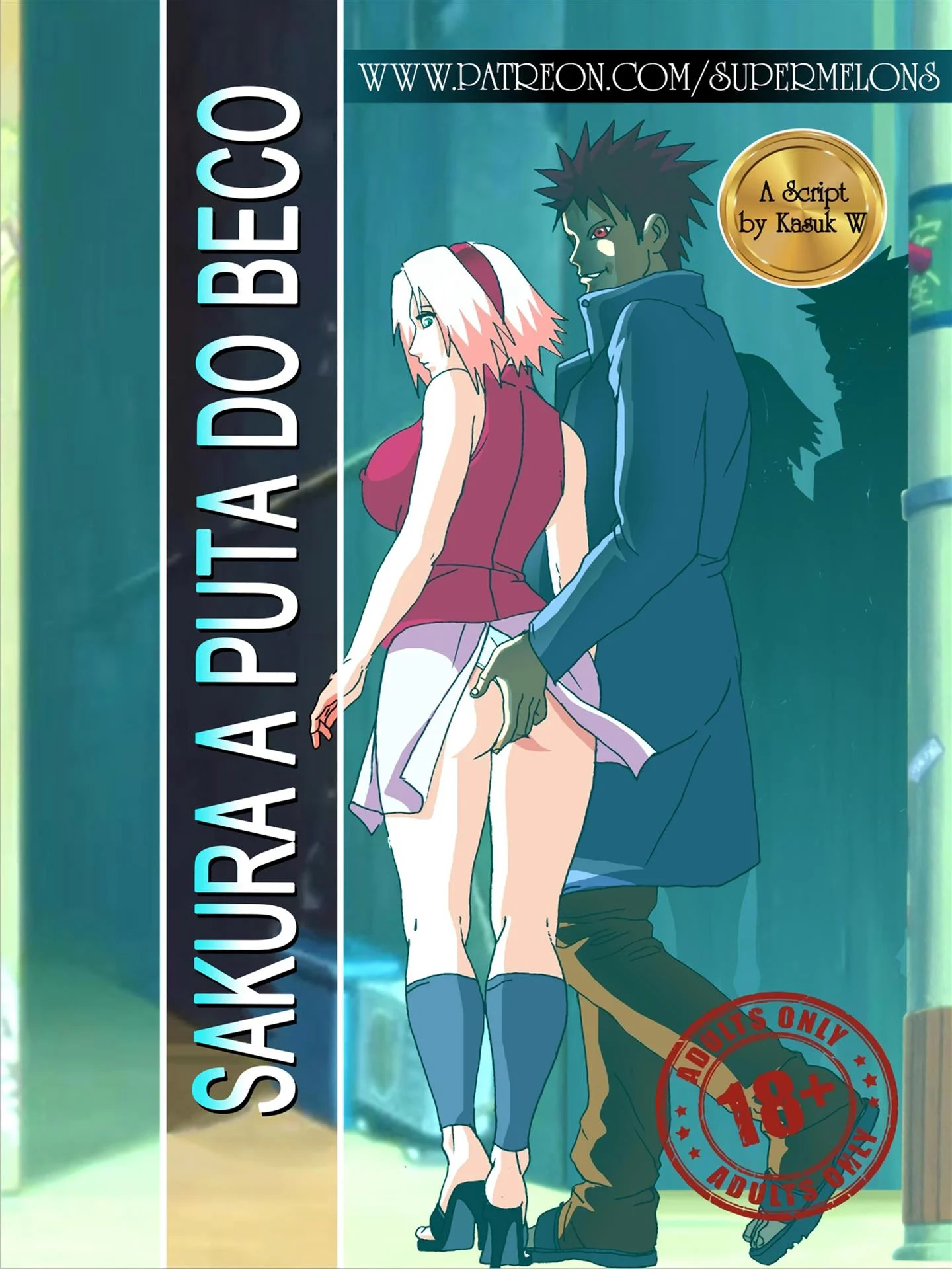 Pecados da Sakura no Beco: Foda Brutal em HQ Hot de Naruto