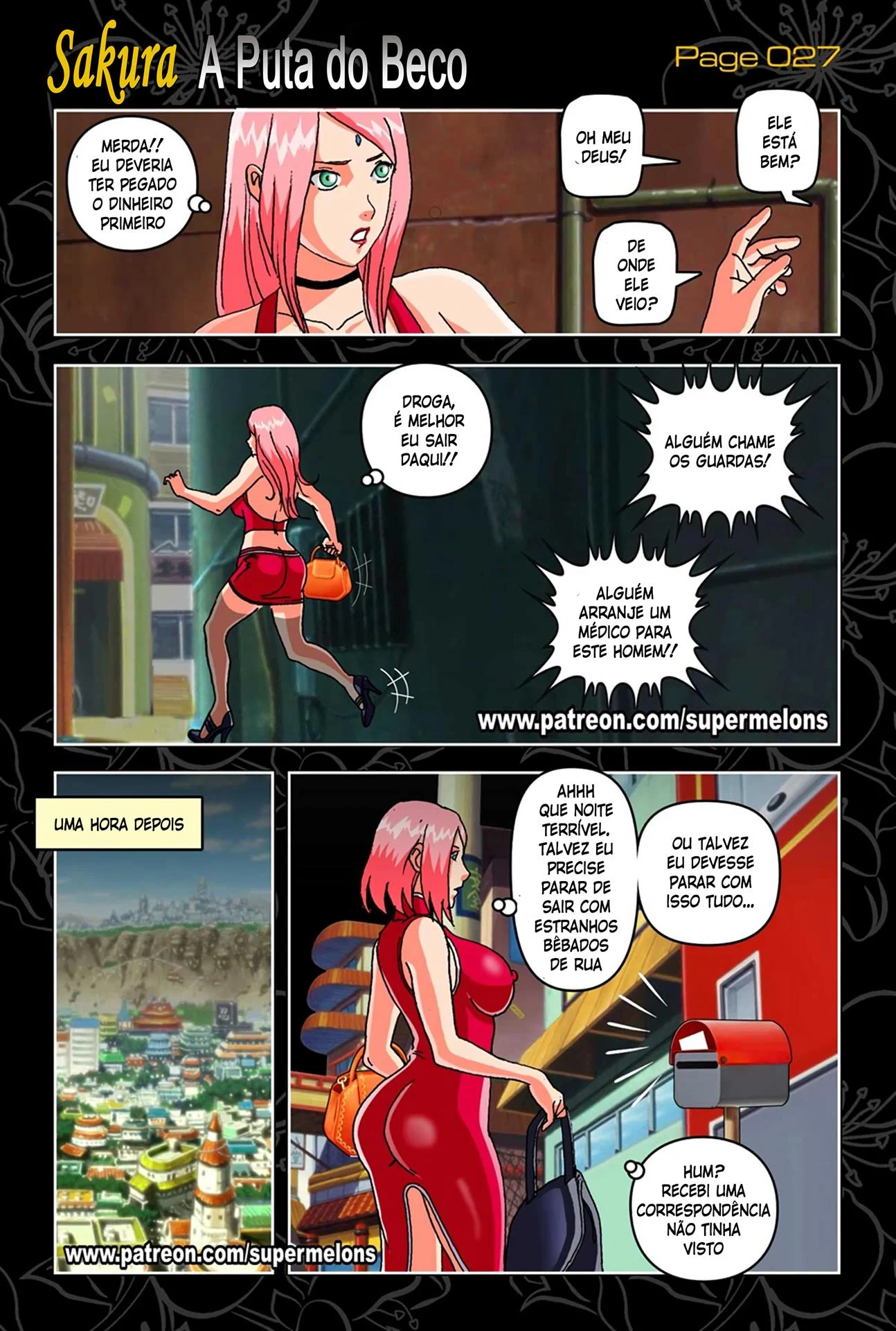 Pecados da Sakura no Beco: Foda Brutal em HQ Hot de Naruto