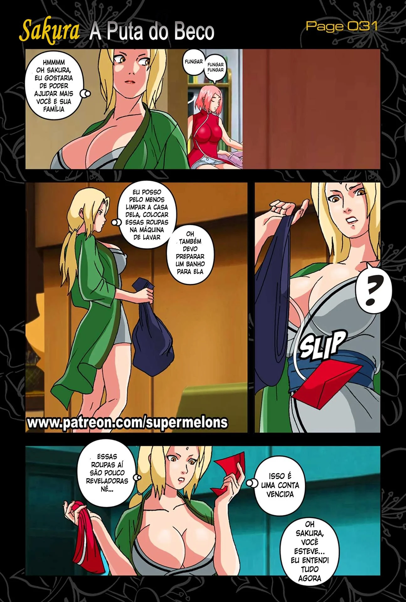 Pecados da Sakura no Beco: Foda Brutal em HQ Hot de Naruto