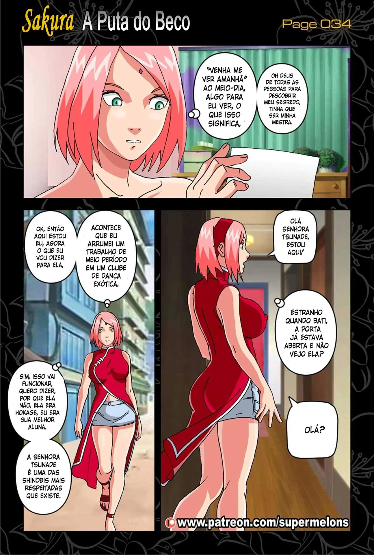 Pecados da Sakura no Beco: Foda Brutal em HQ Hot de Naruto