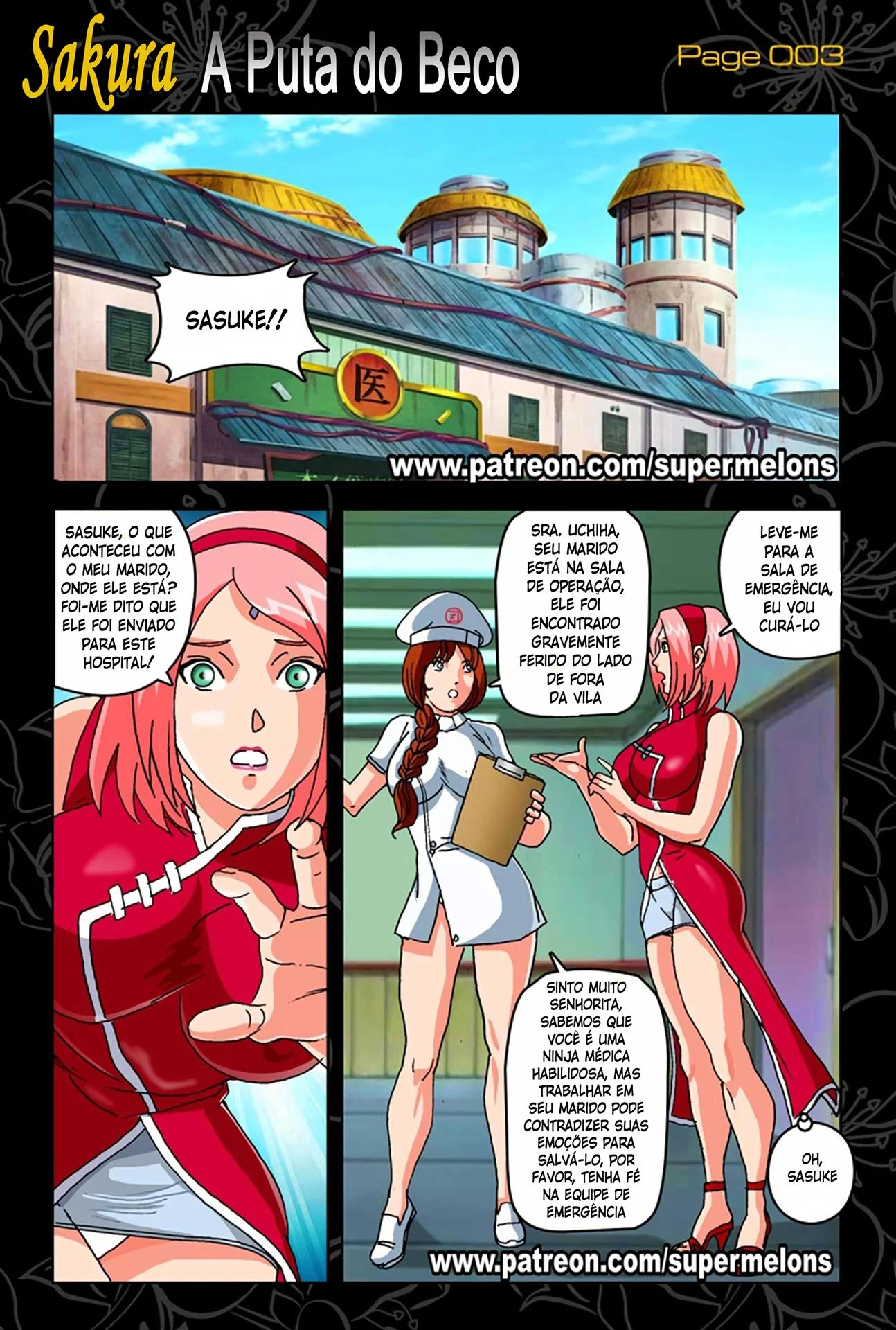 Pecados da Sakura no Beco: Foda Brutal em HQ Hot de Naruto