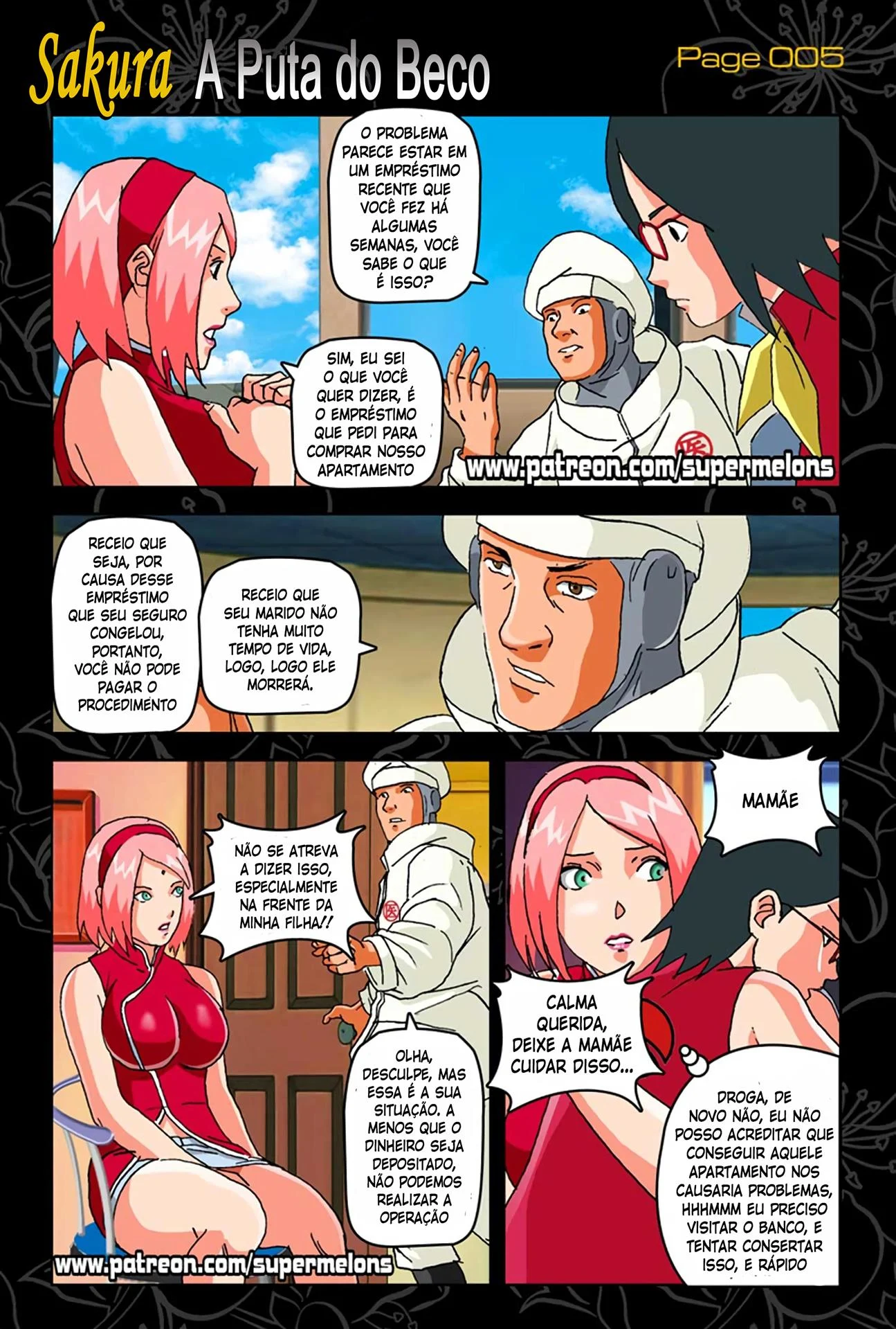 Pecados da Sakura no Beco: Foda Brutal em HQ Hot de Naruto