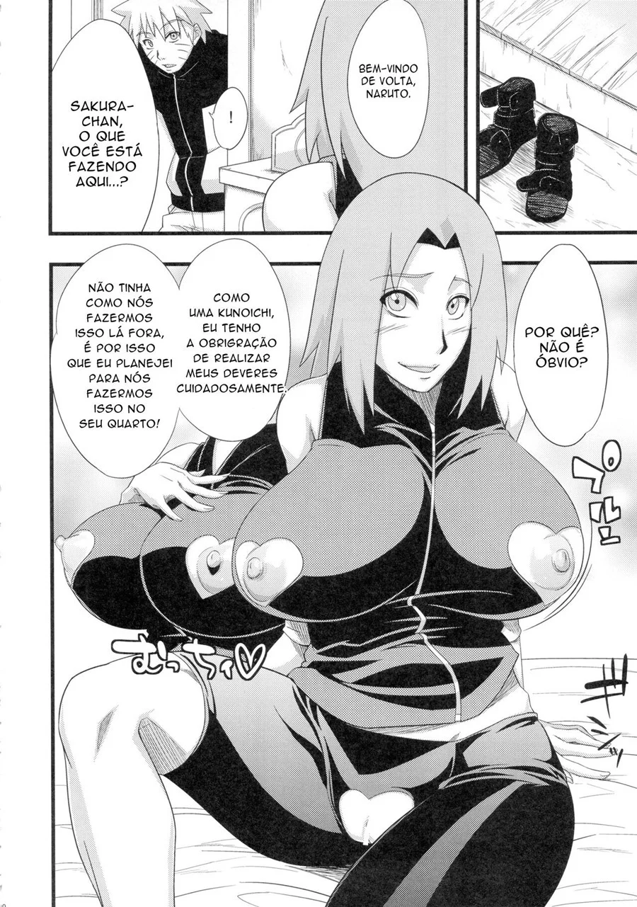 Sakura e o Pau Gigante do Naruto - Hentai Explicito em HQ Sakura e o Pau Gigante do Naruto - Hentai Explicito em HQ