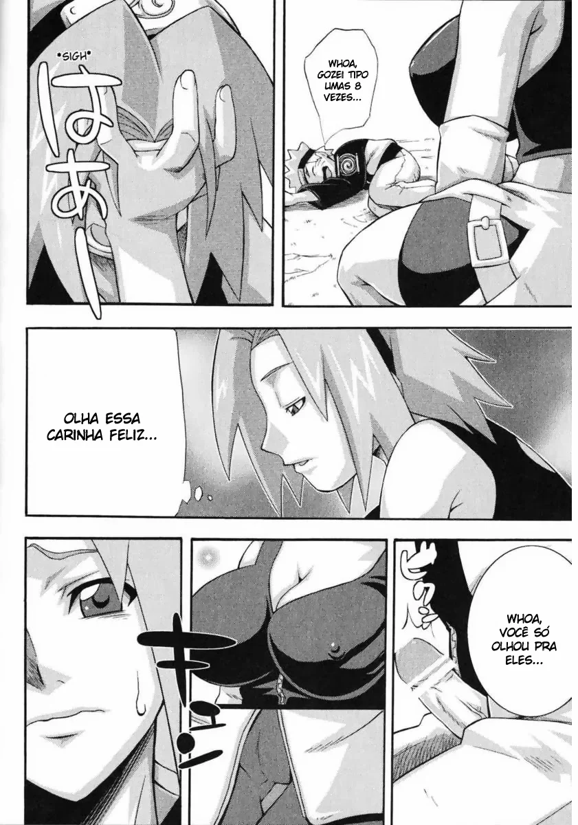 Sakura Fode Duro com o Naruto em HQ Porno Explícita