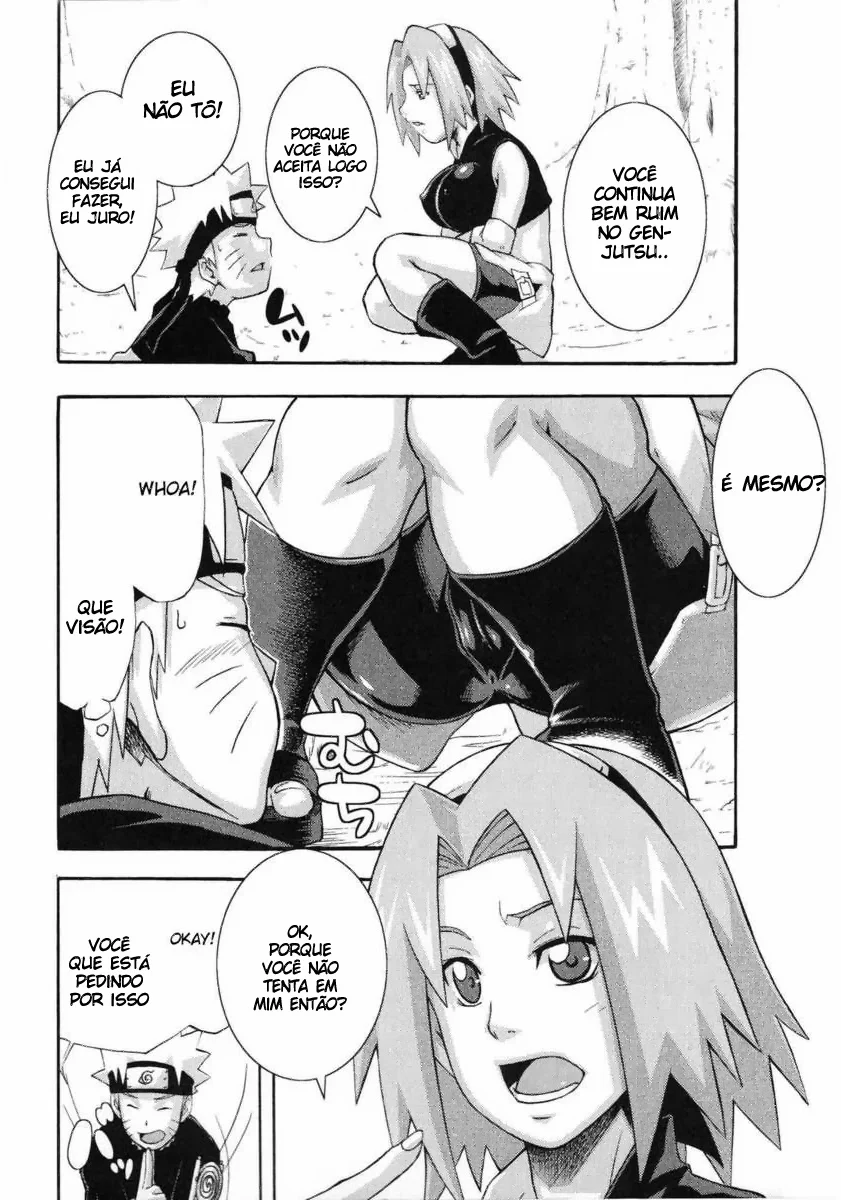 Sakura Fode Duro com o Naruto em HQ Porno Explícita
