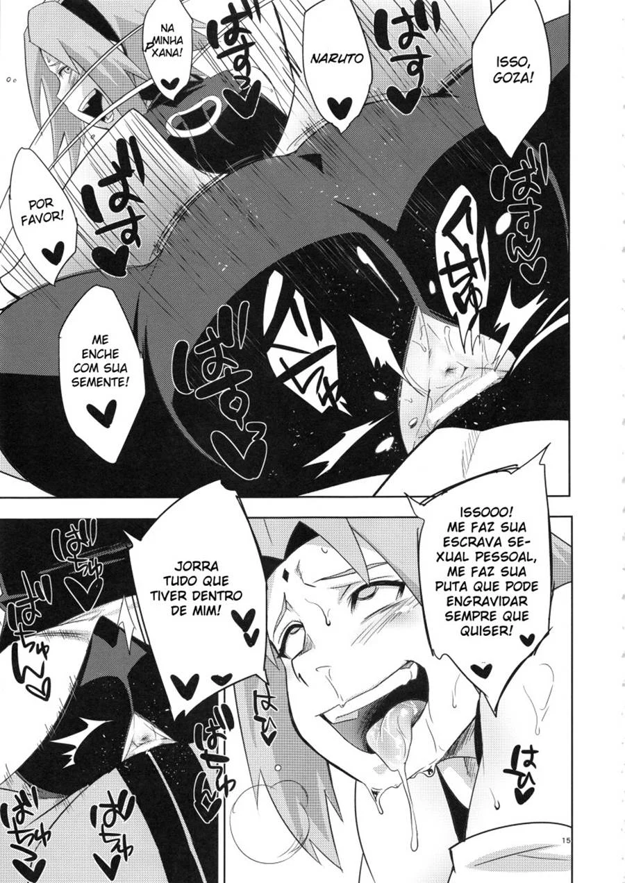 Lições Íntimas das Ninjas: Sakura e Hinata em Quadrinhos Eróticos Explícitos