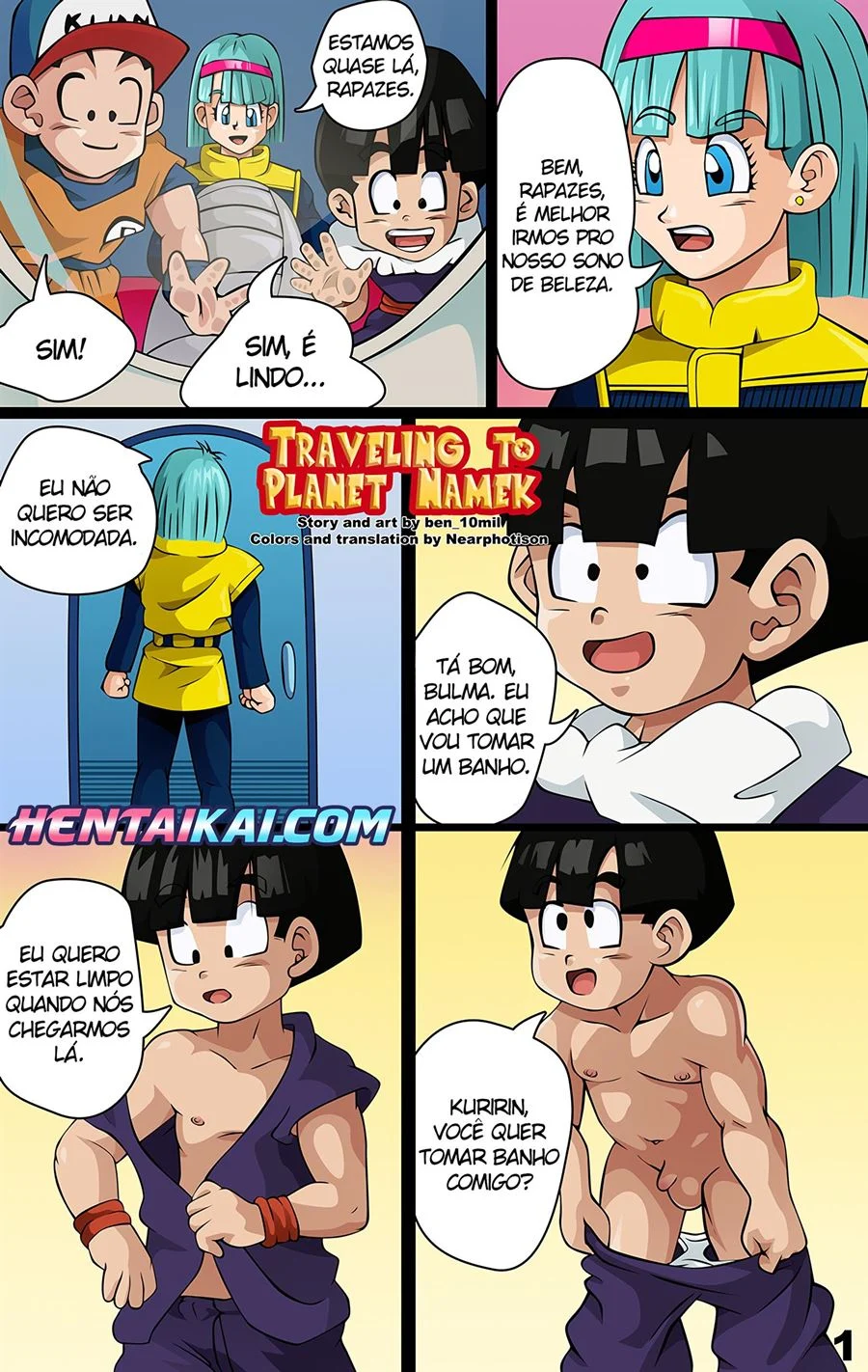 Crônicas Carnais do Krillin: A Sedução Explícita de Gohan nos Quadrinhos Eróticos