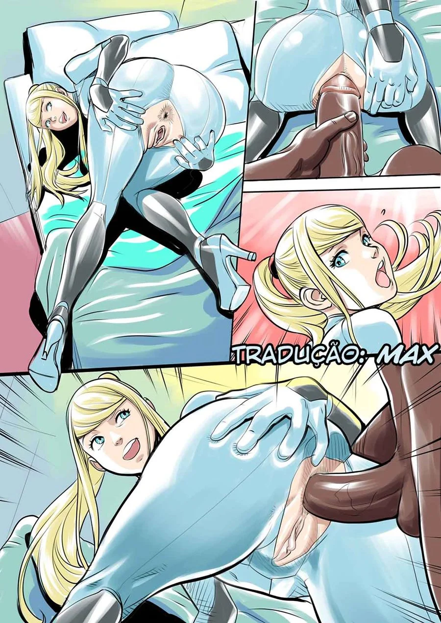 Samus Aran: Estripada e Transada em HQ Pornô Hardcore