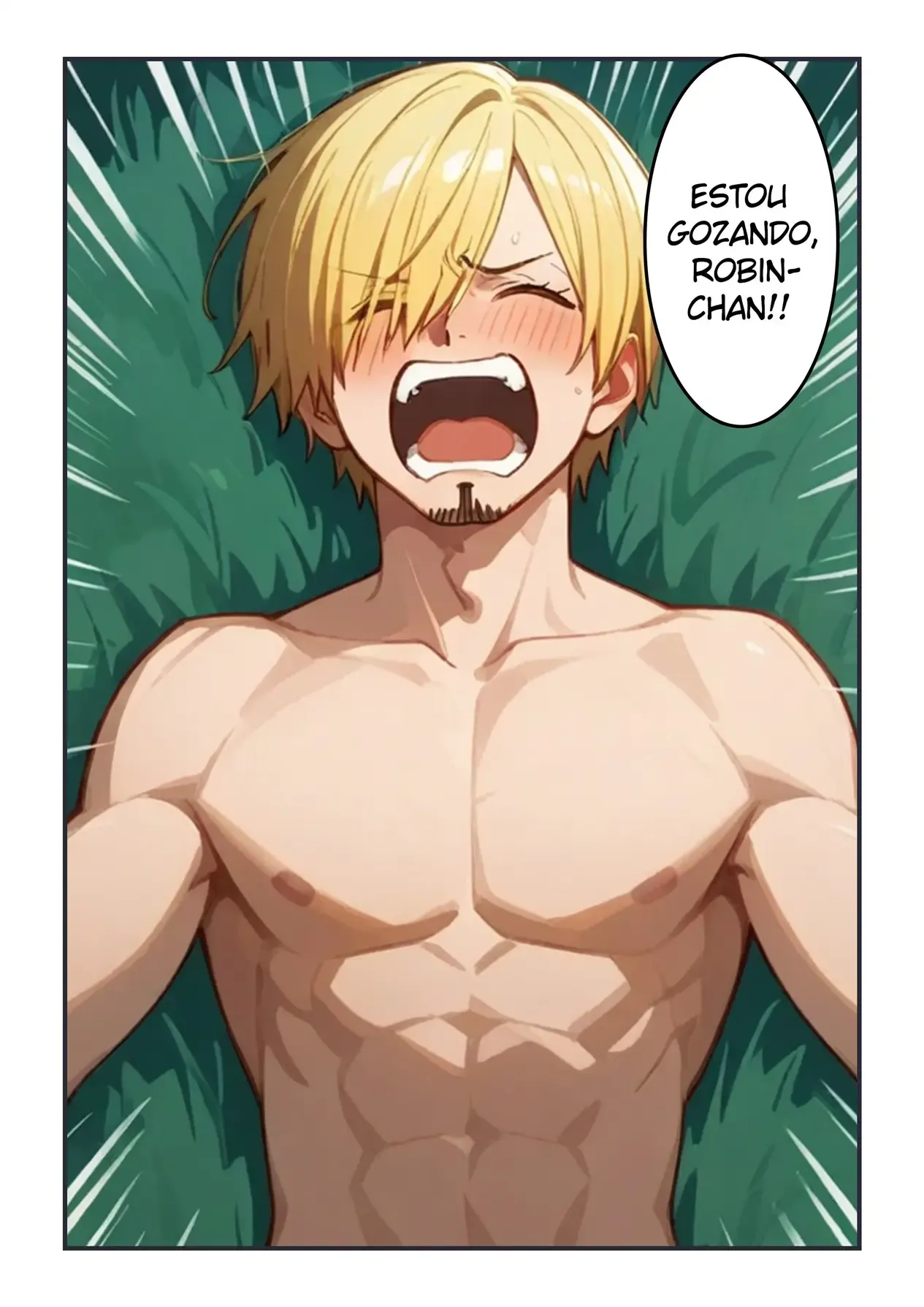 Sanji Comendo a Robin Gostoso na Cachoeira em Cena Proibida