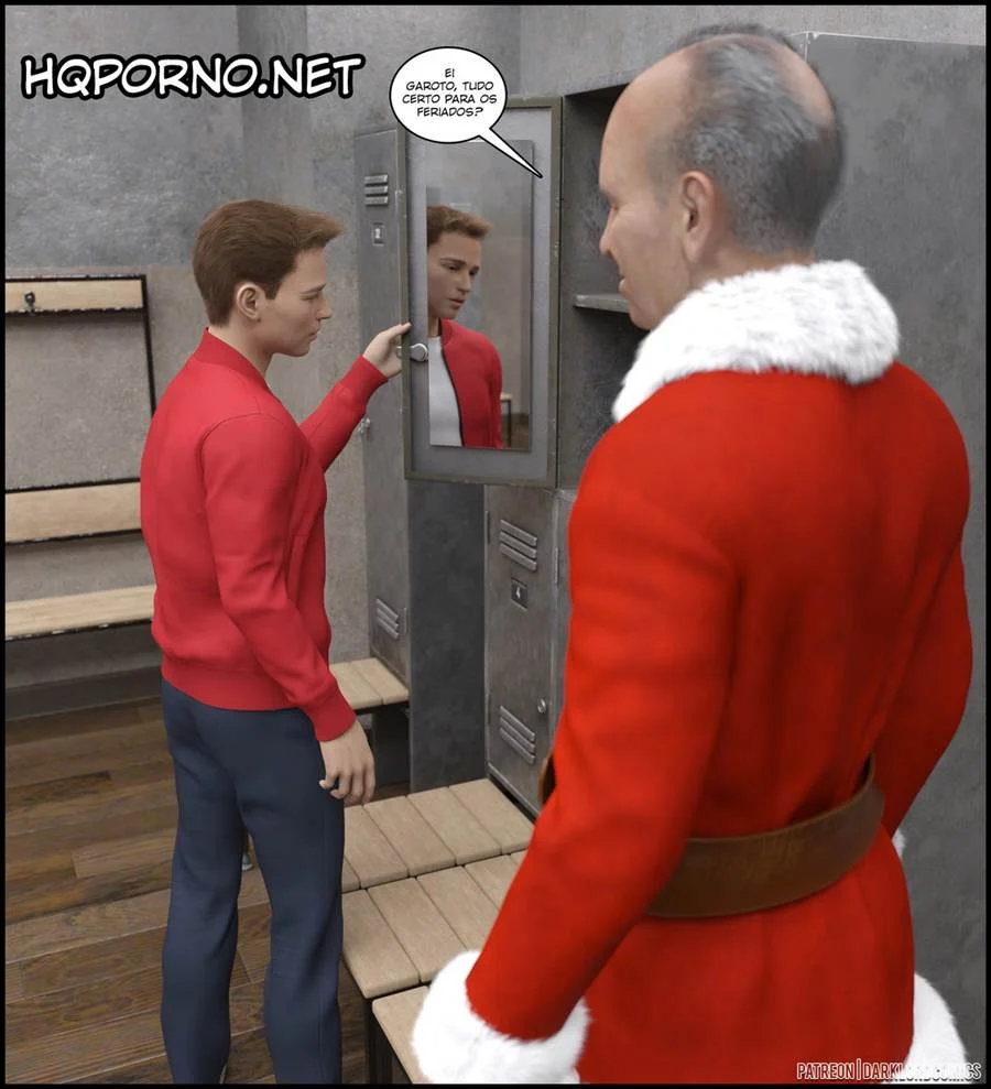Quadrinhos Eróticos de Natal: Troca de Namoradas em 3D Explícito