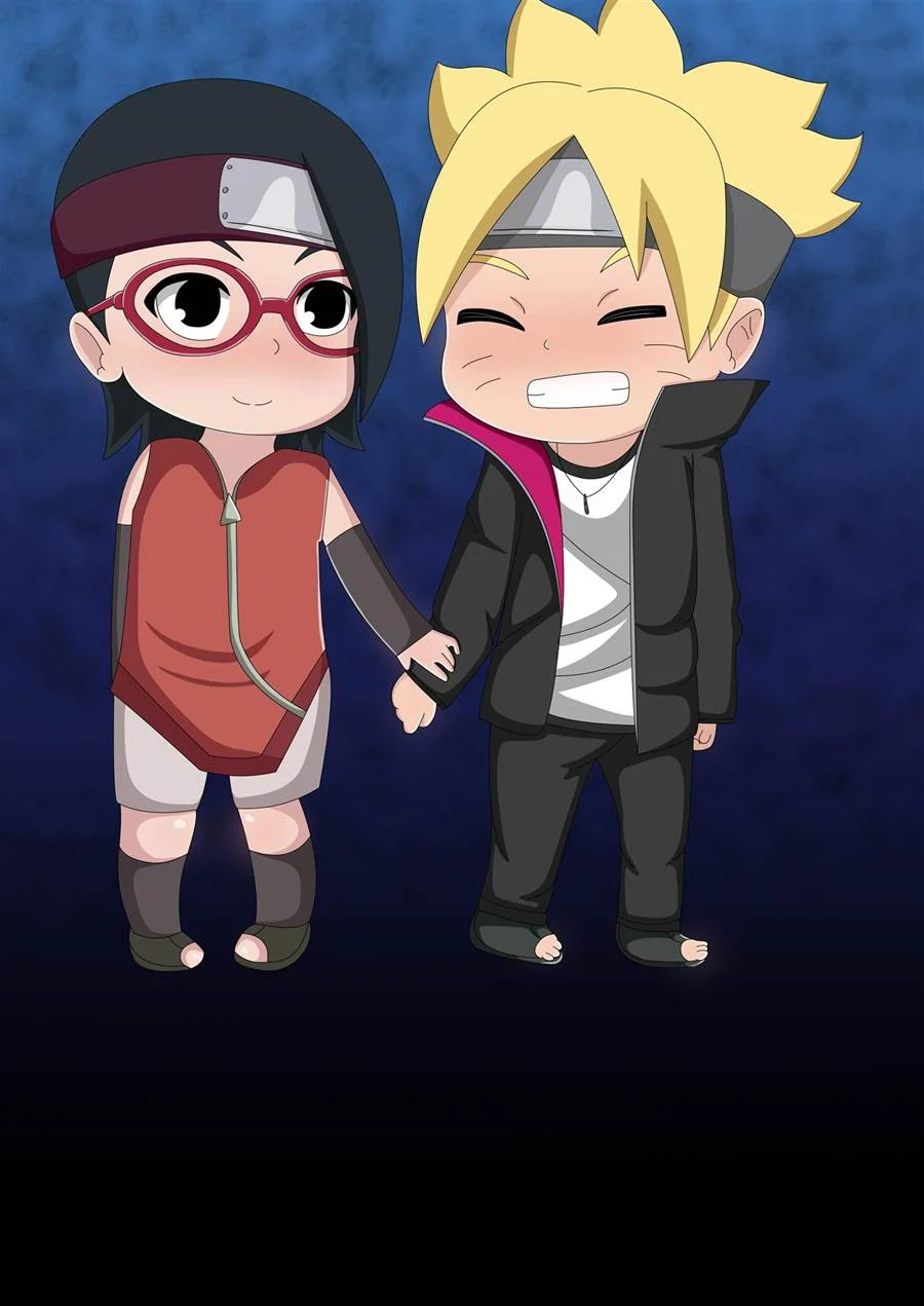 Sarada Uchiha gemendo de prazer de quatro em hentai picante