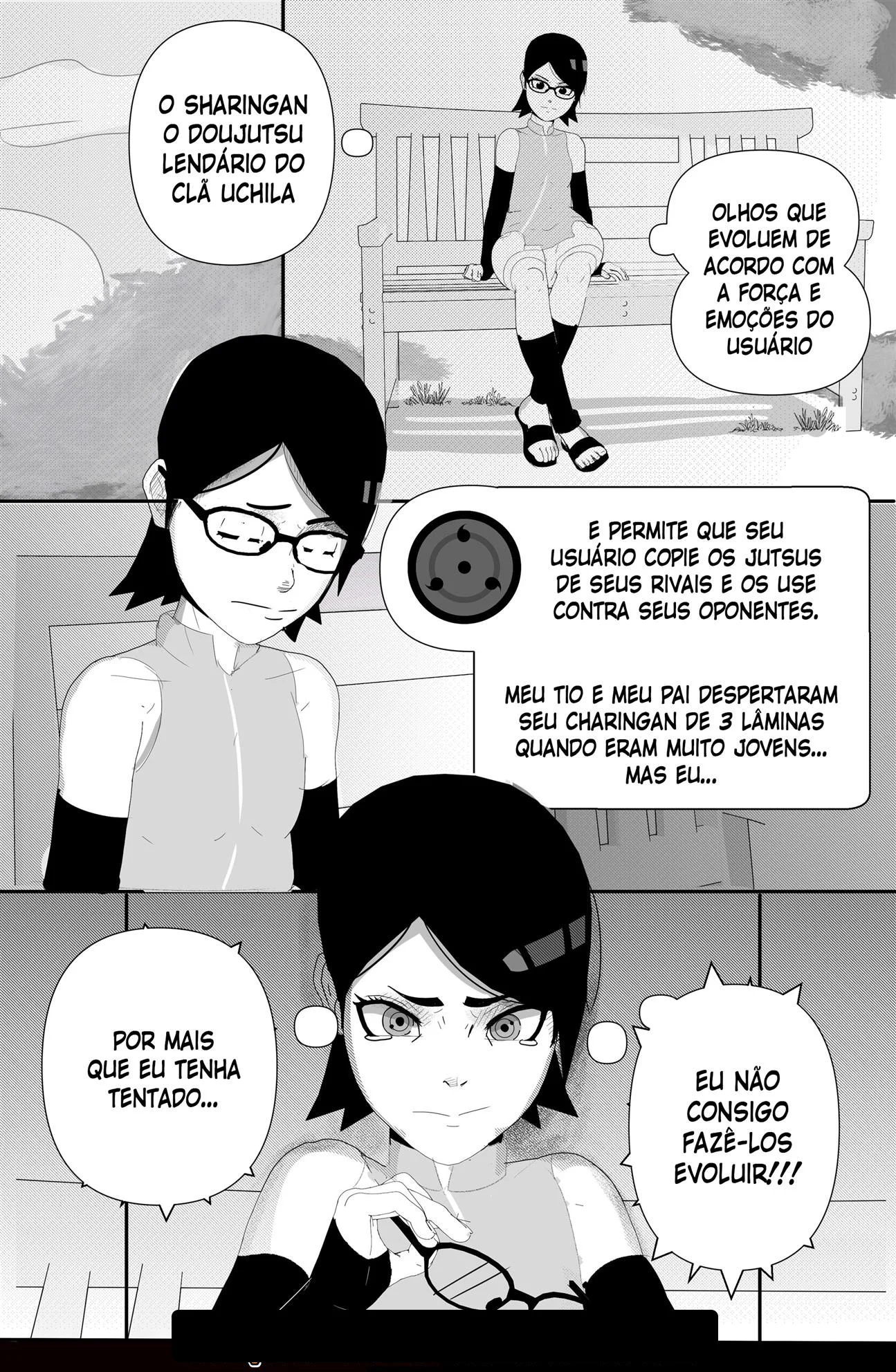Sarada Seduz Para Ativar Mangekyo Sharingan - Hentai Explícito de Naruto