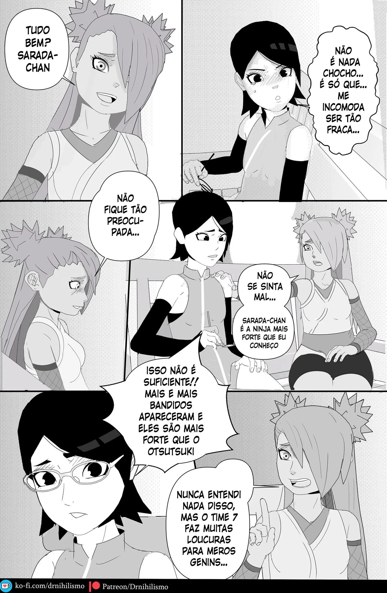 Sarada Seduz Para Ativar Mangekyo Sharingan - Hentai Explícito de Naruto