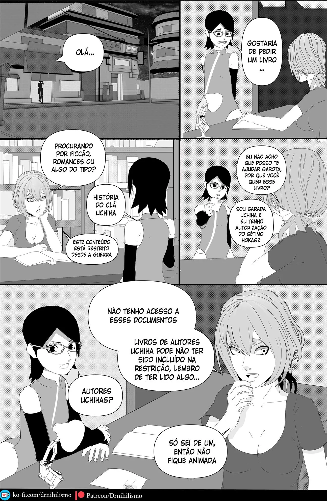 Sarada Seduz Para Ativar Mangekyo Sharingan - Hentai Explícito de Naruto