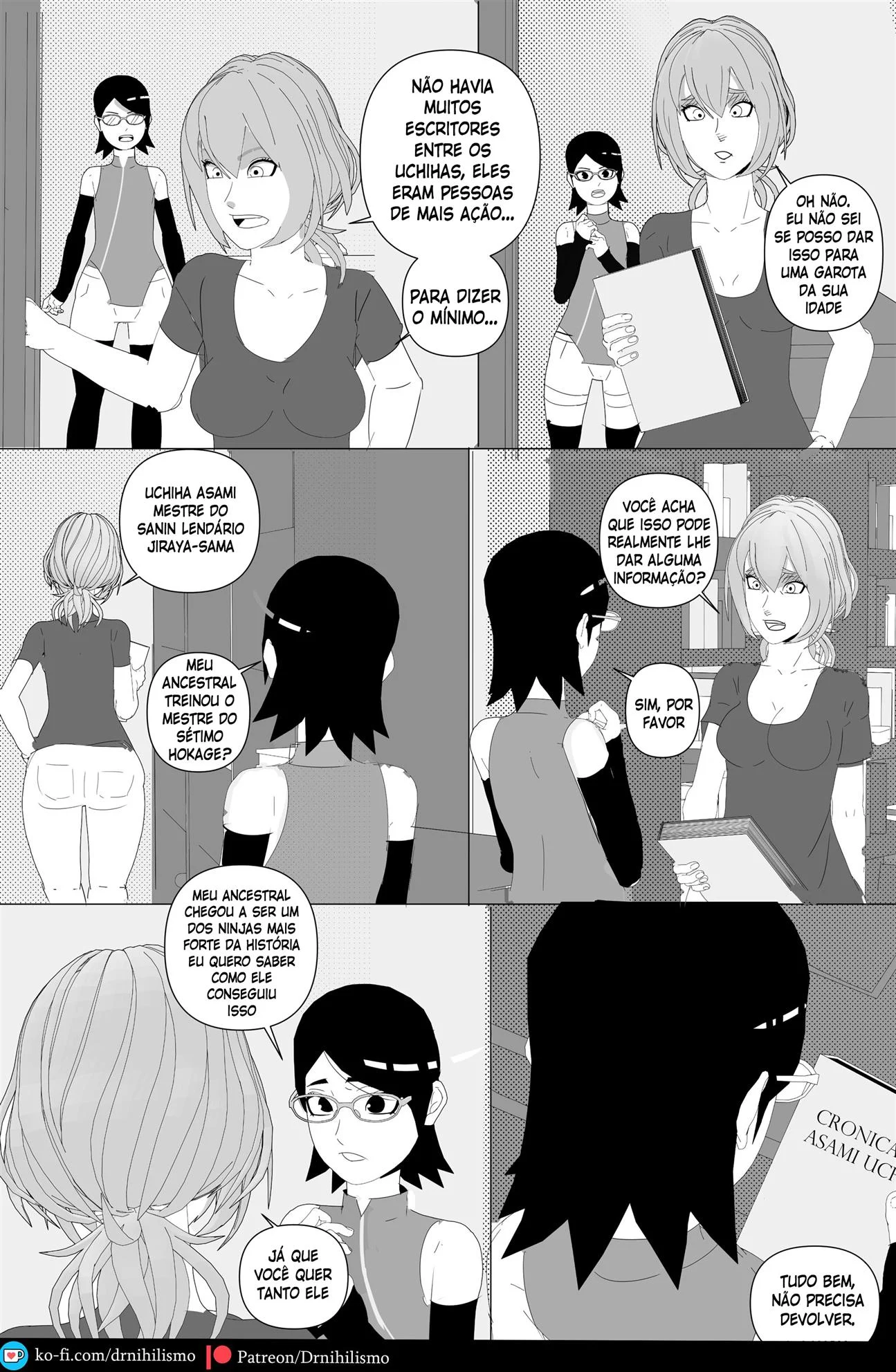 Sarada Seduz Para Ativar Mangekyo Sharingan - Hentai Explícito de Naruto