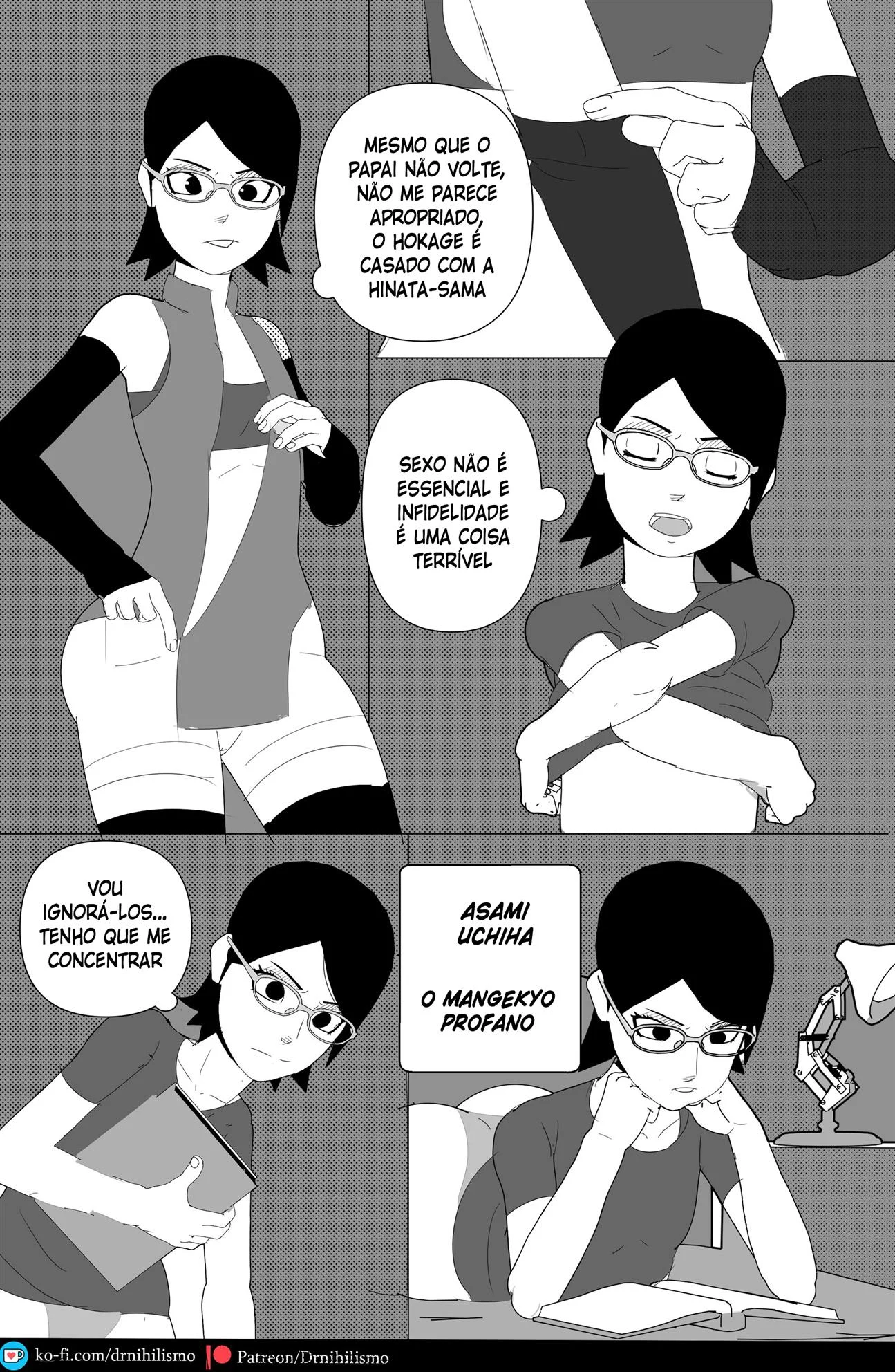 Sarada Seduz Para Ativar Mangekyo Sharingan - Hentai Explícito de Naruto