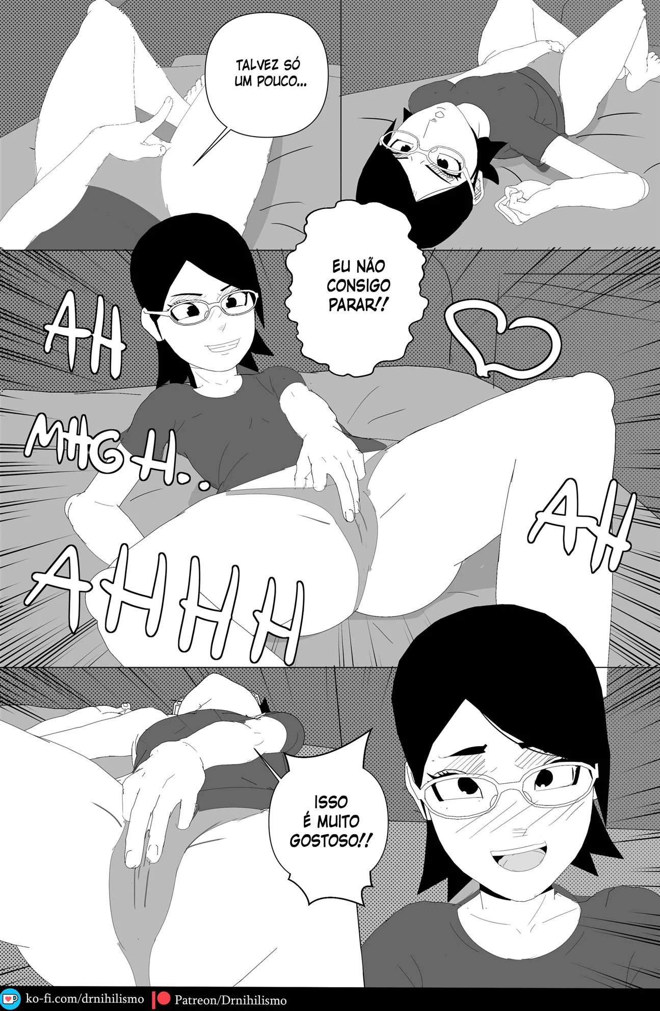 Sarada Seduz Para Ativar Mangekyo Sharingan - Hentai Explícito de Naruto