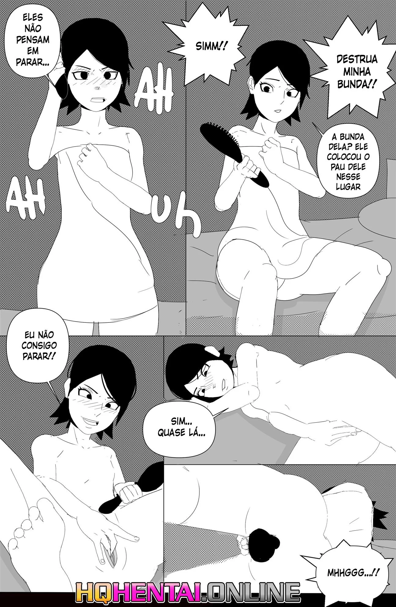 Sarada Seduz Para Ativar Mangekyo Sharingan - Hentai Explícito de Naruto