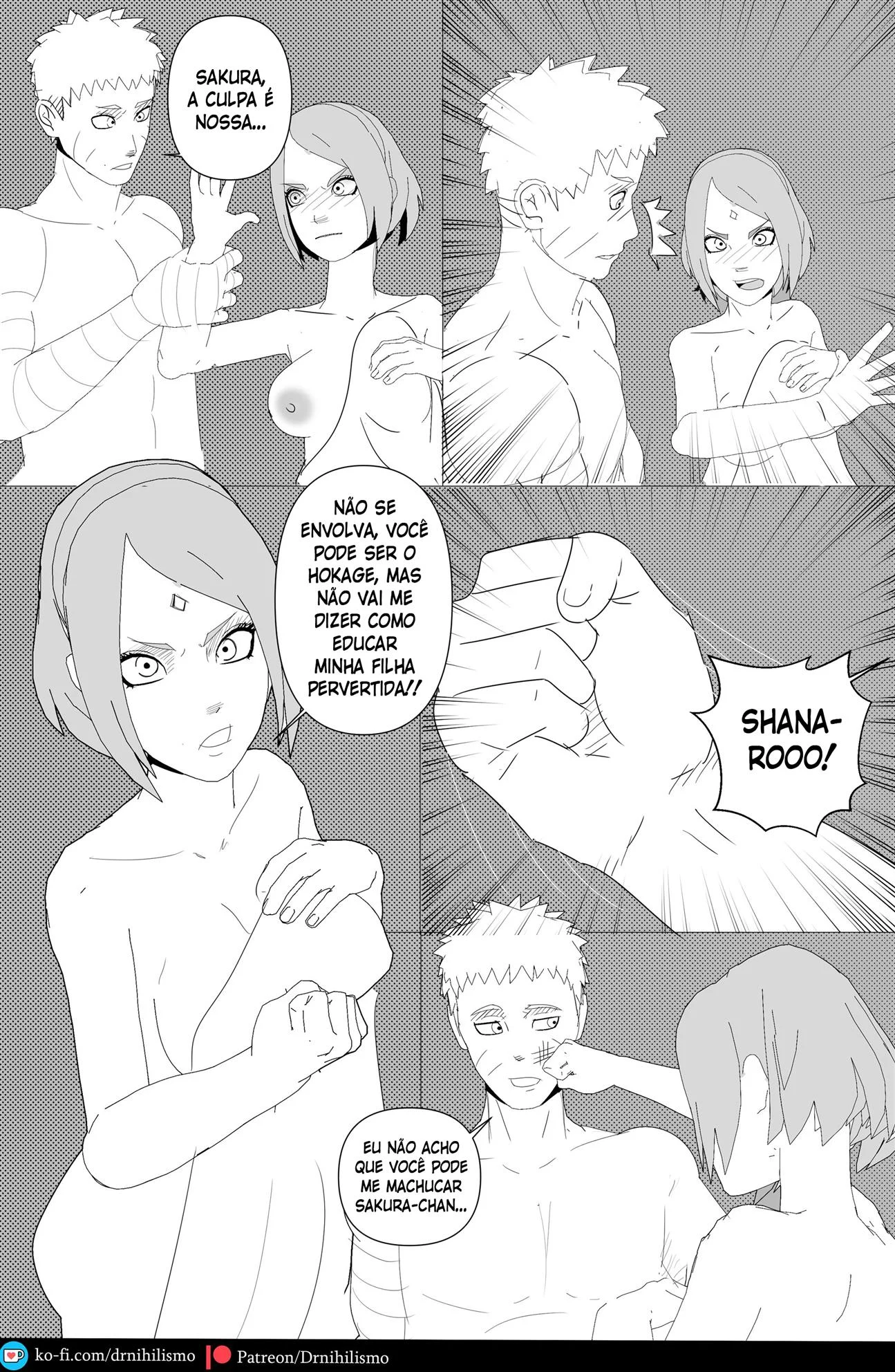 Sarada Seduz Para Ativar Mangekyo Sharingan - Hentai Explícito de Naruto