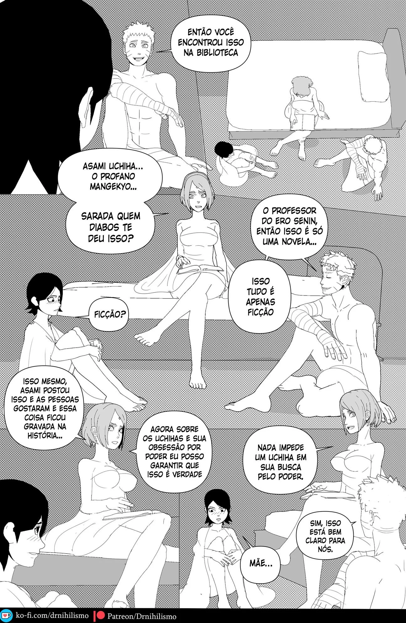 Sarada Seduz Para Ativar Mangekyo Sharingan - Hentai Explícito de Naruto