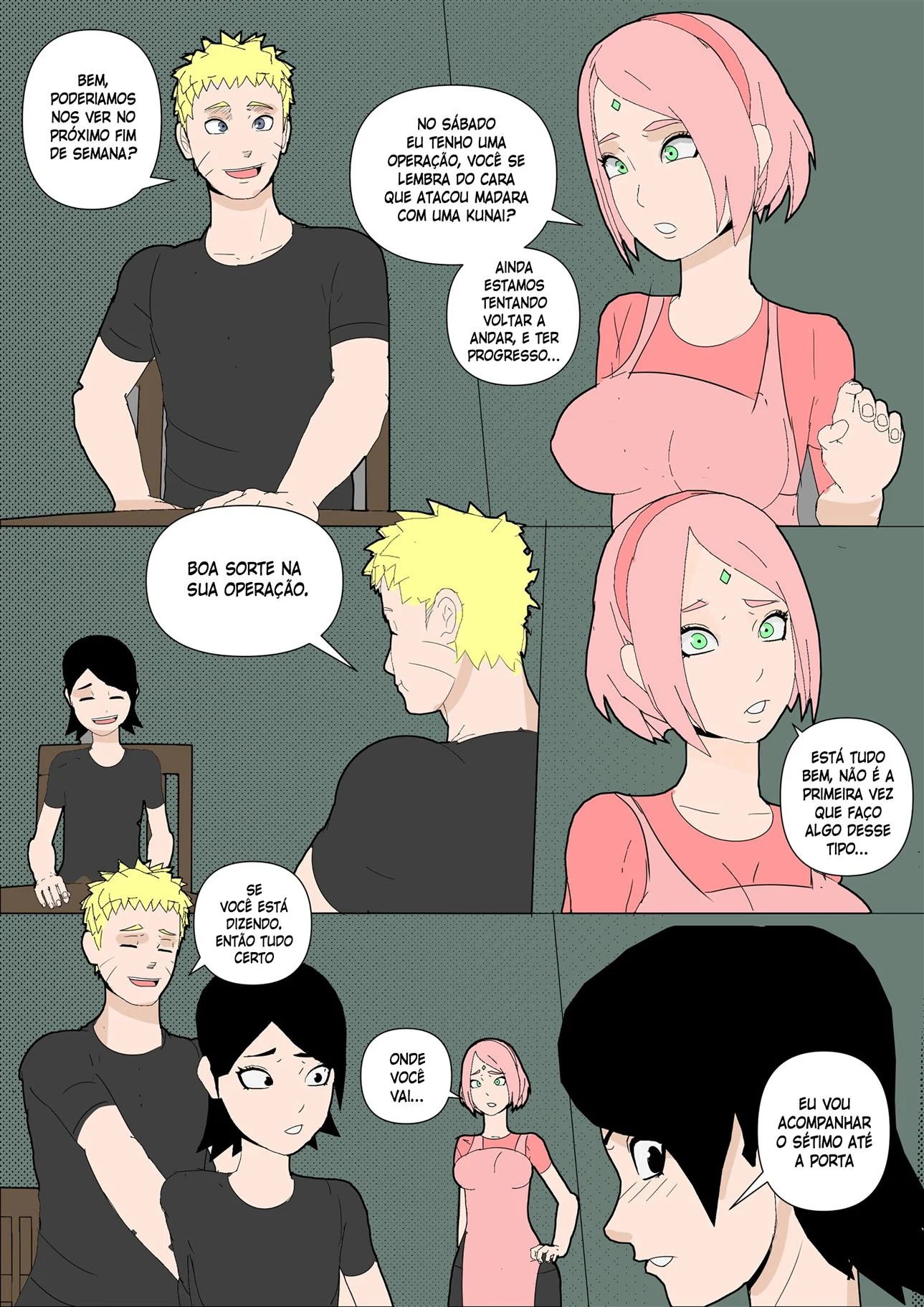 Sarada Seduz Kakashi: Uchiha em Fogo por Poder e Prazer Proibido