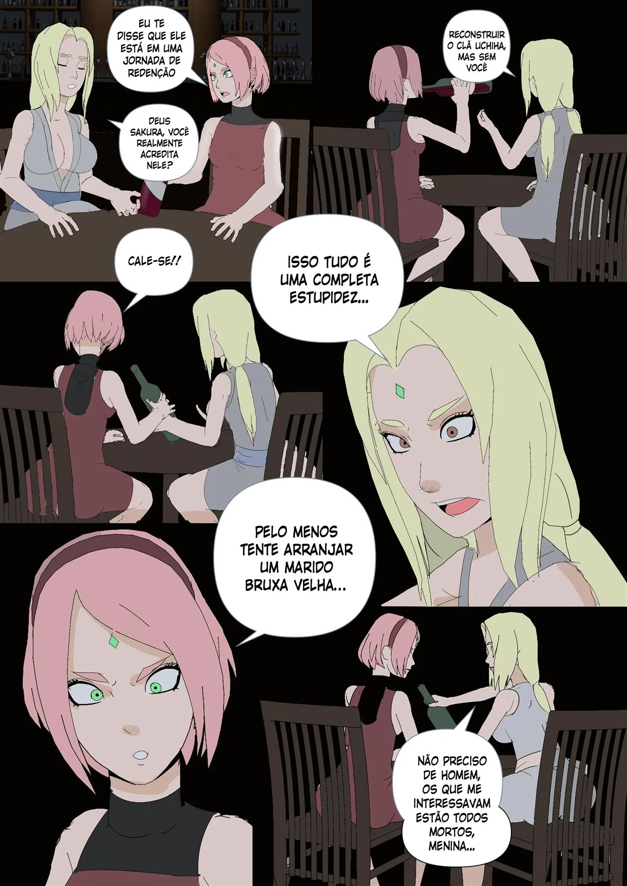 Sarada Seduz Kakashi: Uchiha em Fogo por Poder e Prazer Proibido