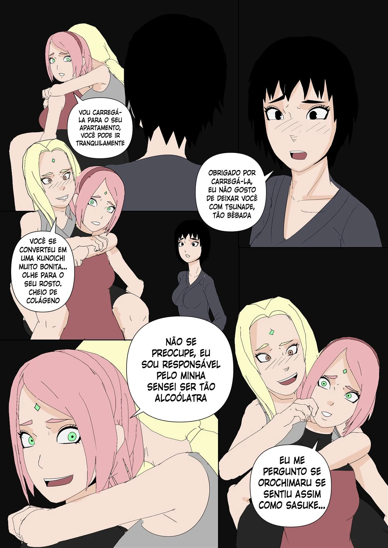 Sarada Seduz Kakashi: Uchiha em Fogo por Poder e Prazer Proibido