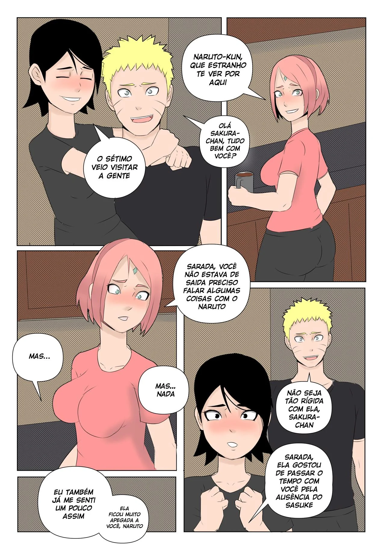 Sarada Deseja o Sharingan Pelada: Foda Explícita no Mundo Ninja
