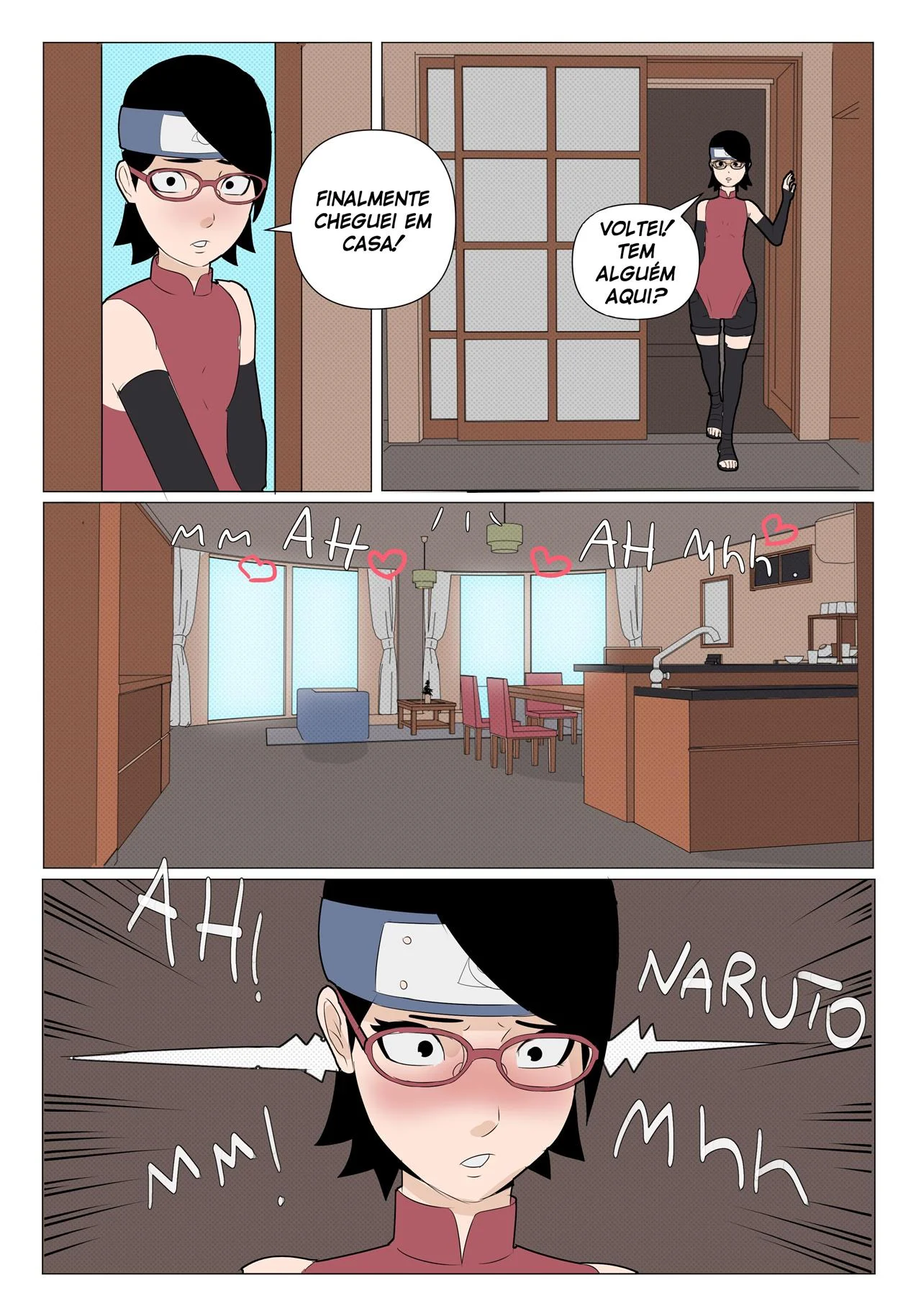Sarada Deseja o Sharingan Pelada: Foda Explícita no Mundo Ninja