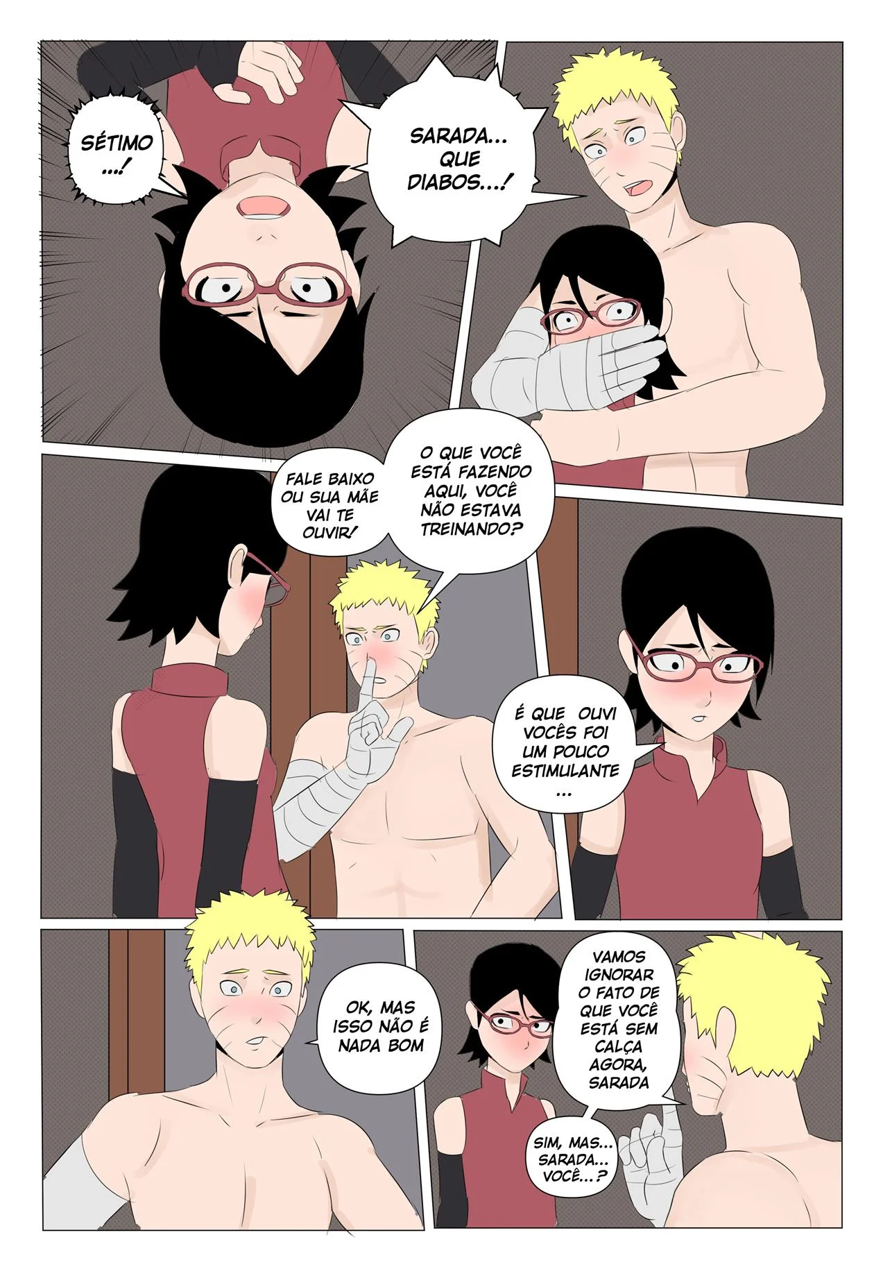 Sarada Deseja o Sharingan Pelada: Foda Explícita no Mundo Ninja