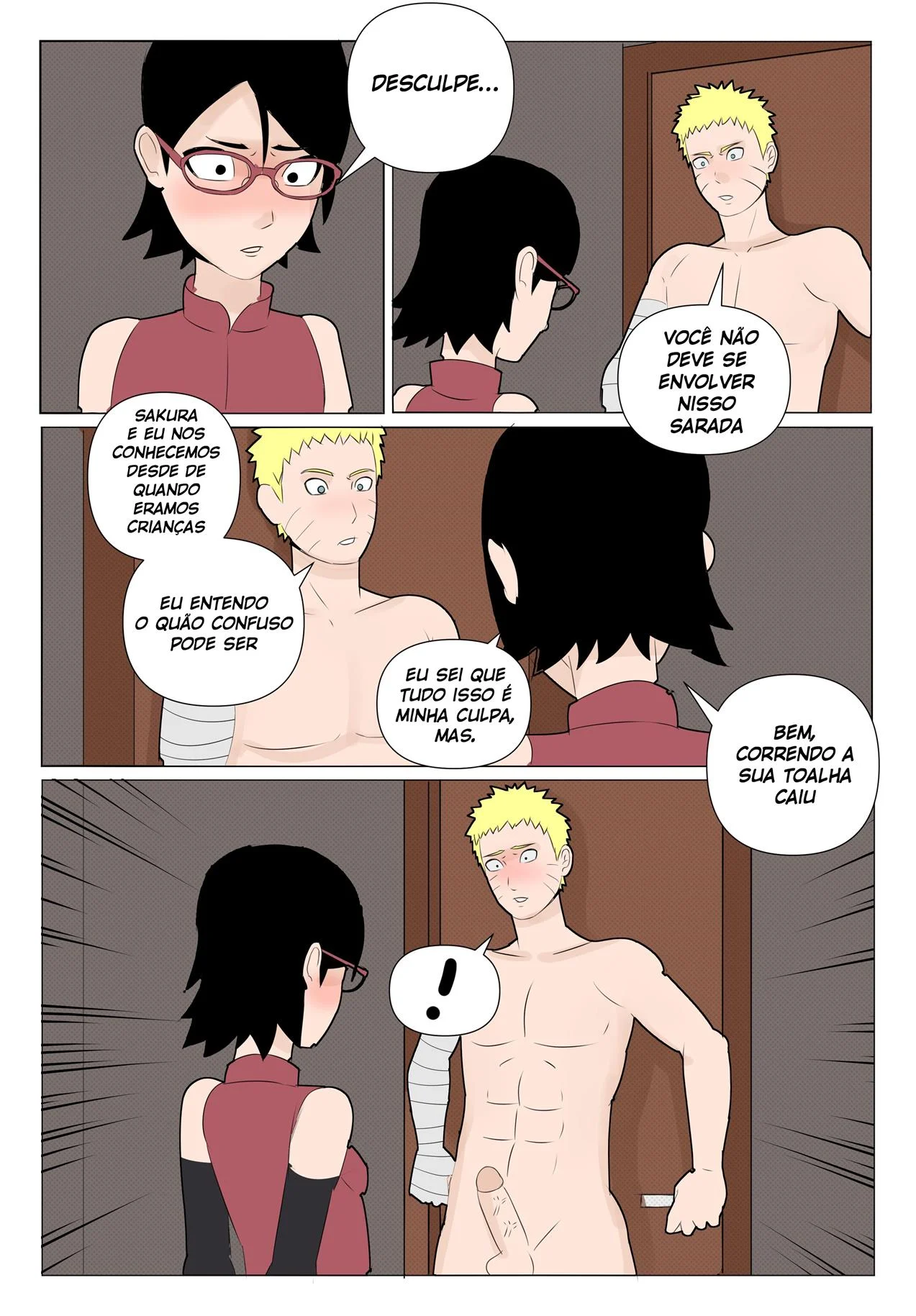 Sarada Deseja o Sharingan Pelada: Foda Explícita no Mundo Ninja