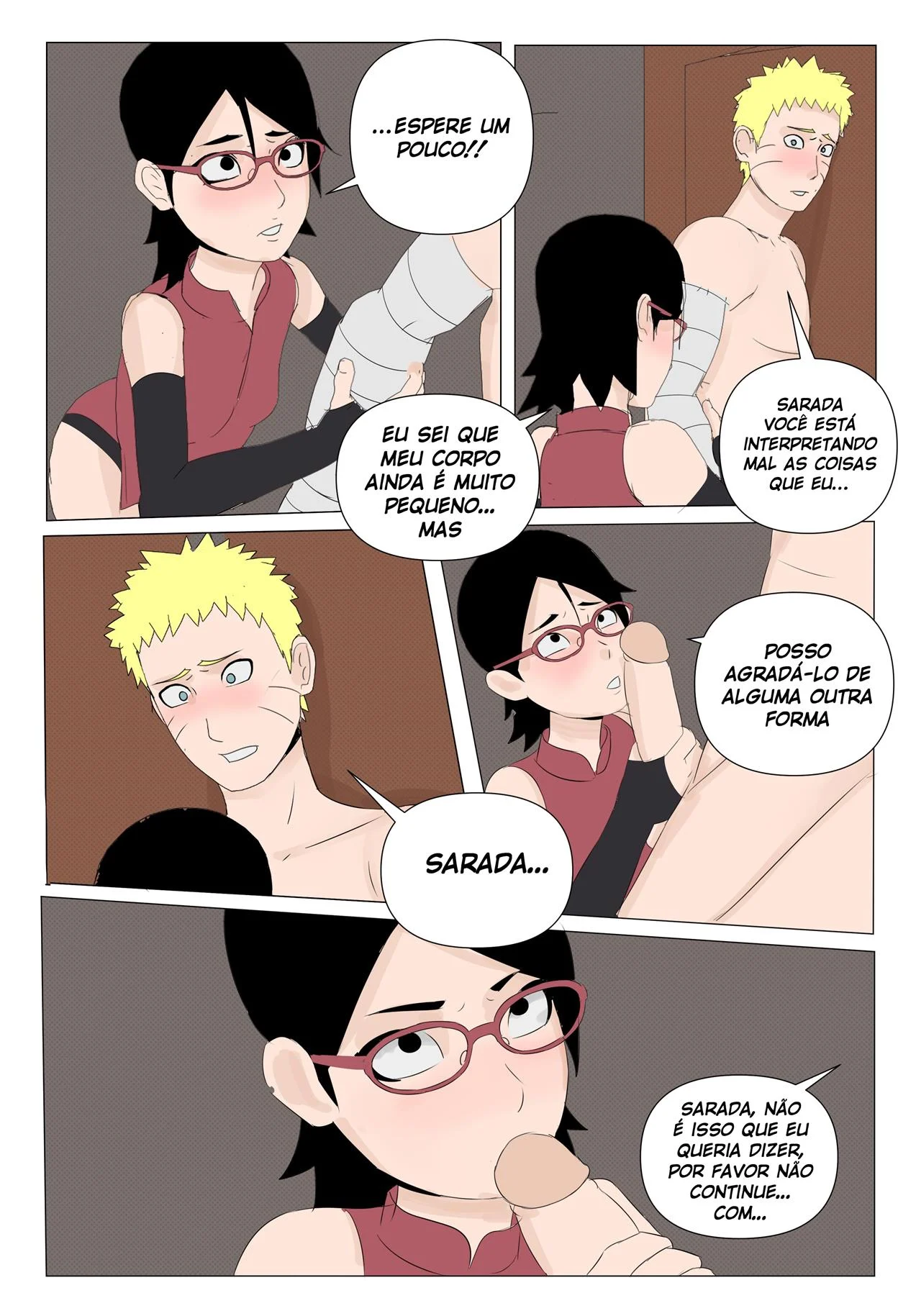 Sarada Deseja o Sharingan Pelada: Foda Explícita no Mundo Ninja
