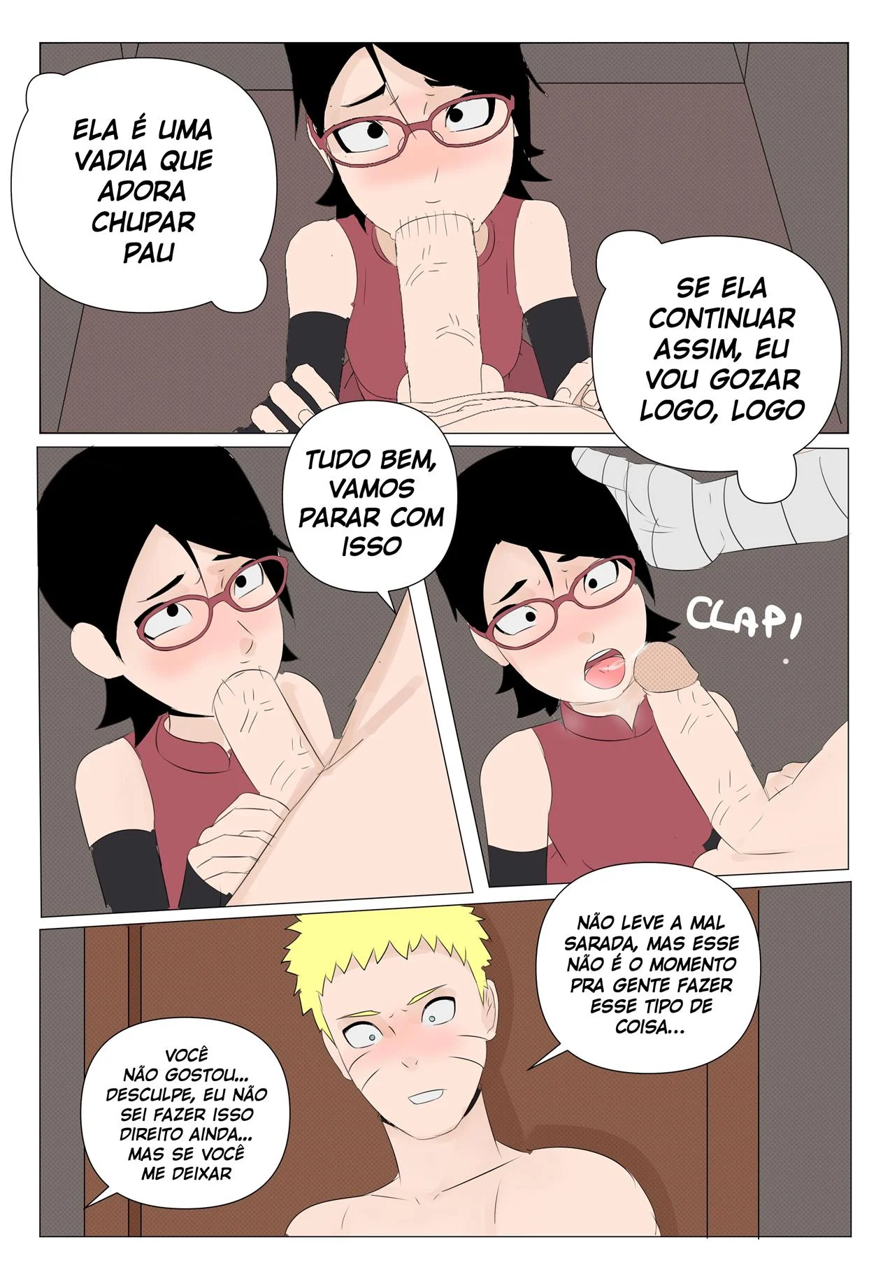 Sarada Deseja o Sharingan Pelada: Foda Explícita no Mundo Ninja