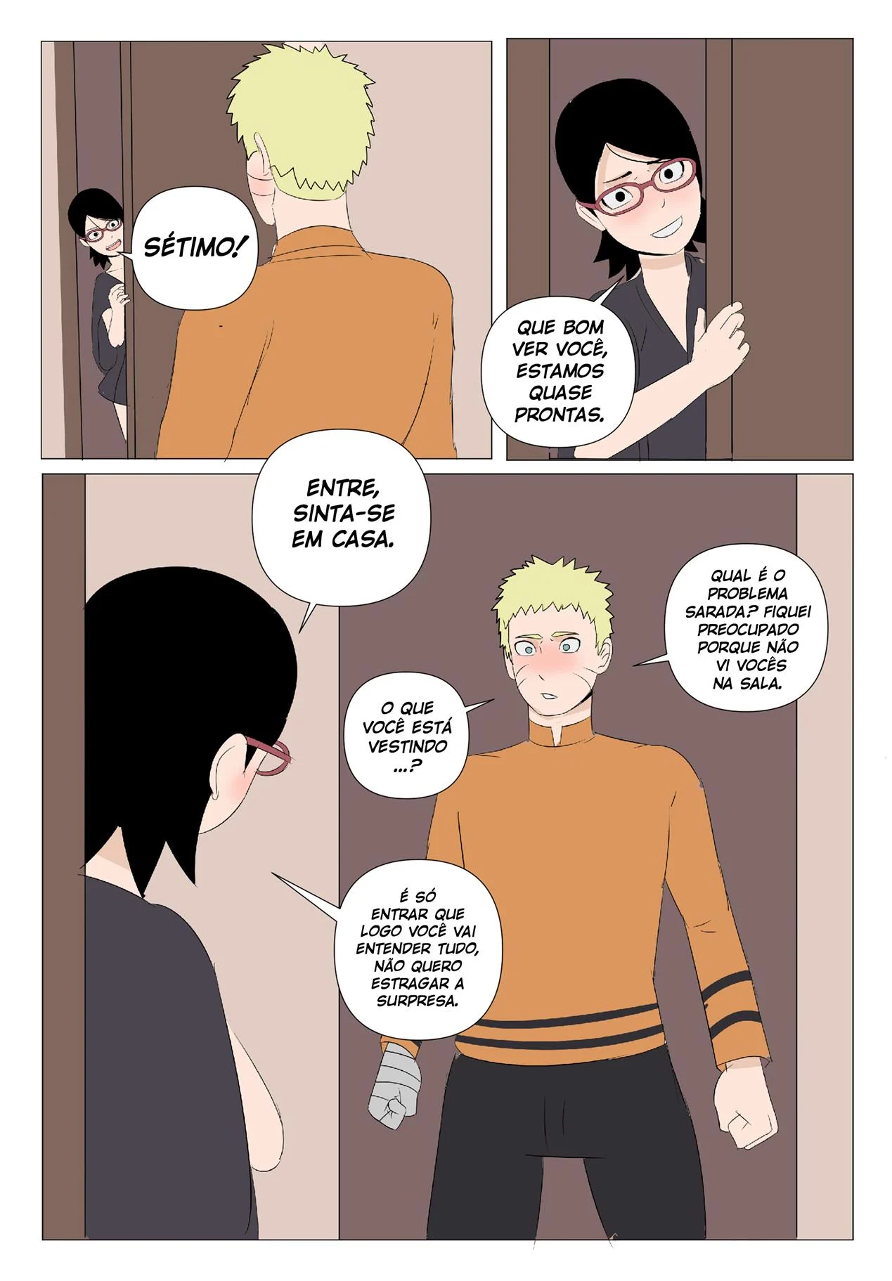 Sarada Seduzindo para Ativar Seu Sharingan - Hentai Explícito de Naruto