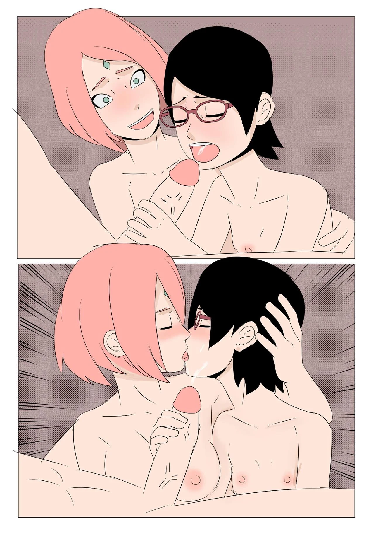 Sarada Seduzindo para Ativar Seu Sharingan - Hentai Explícito de Naruto